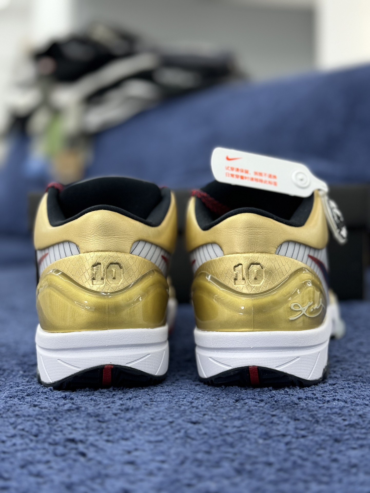 本地王者归来️纯原海外球员版科比4代奥运金牌Kobe4protro”Goldmedal“市场实战最强货品