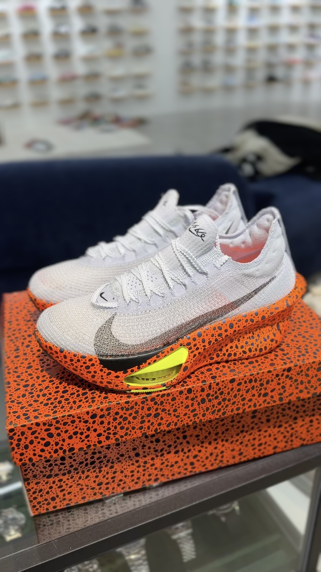 Nike Sapatos Tênis Laranja Branco