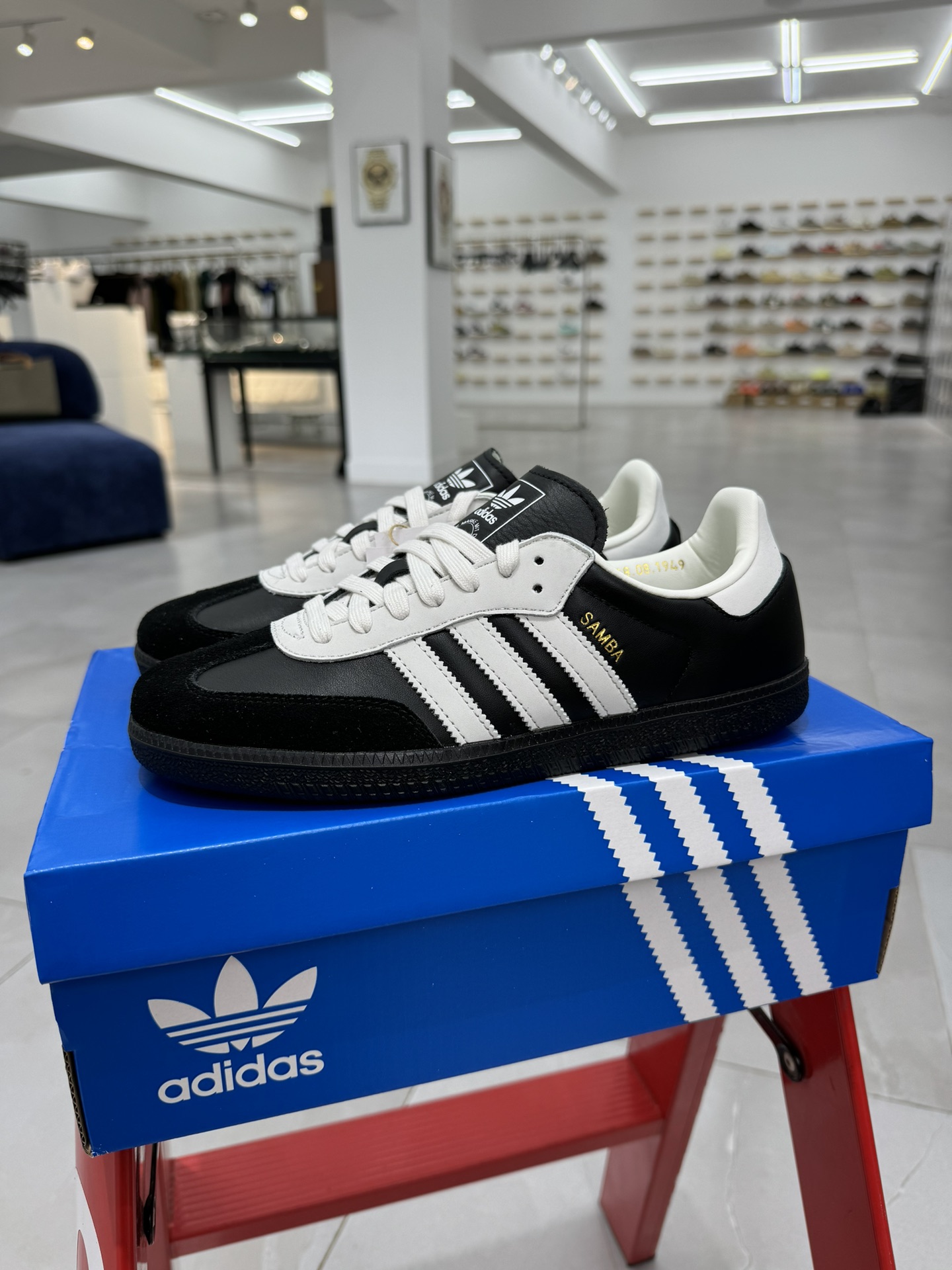 AdidasOriginalsSamba桑巴德训鞋T字鞋原版原楦原材99.999%还原度鞋带都是原厂的系