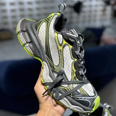 GT版3XL 第41色 灰黄绿BALENCIAGA 3XL Sneakers 巴黎世家十代正确手工做旧+ GT版3XL 第41色 灰黄绿BALENCIAGA 3XL Sneakers 巴黎世家十代正确手工做旧+