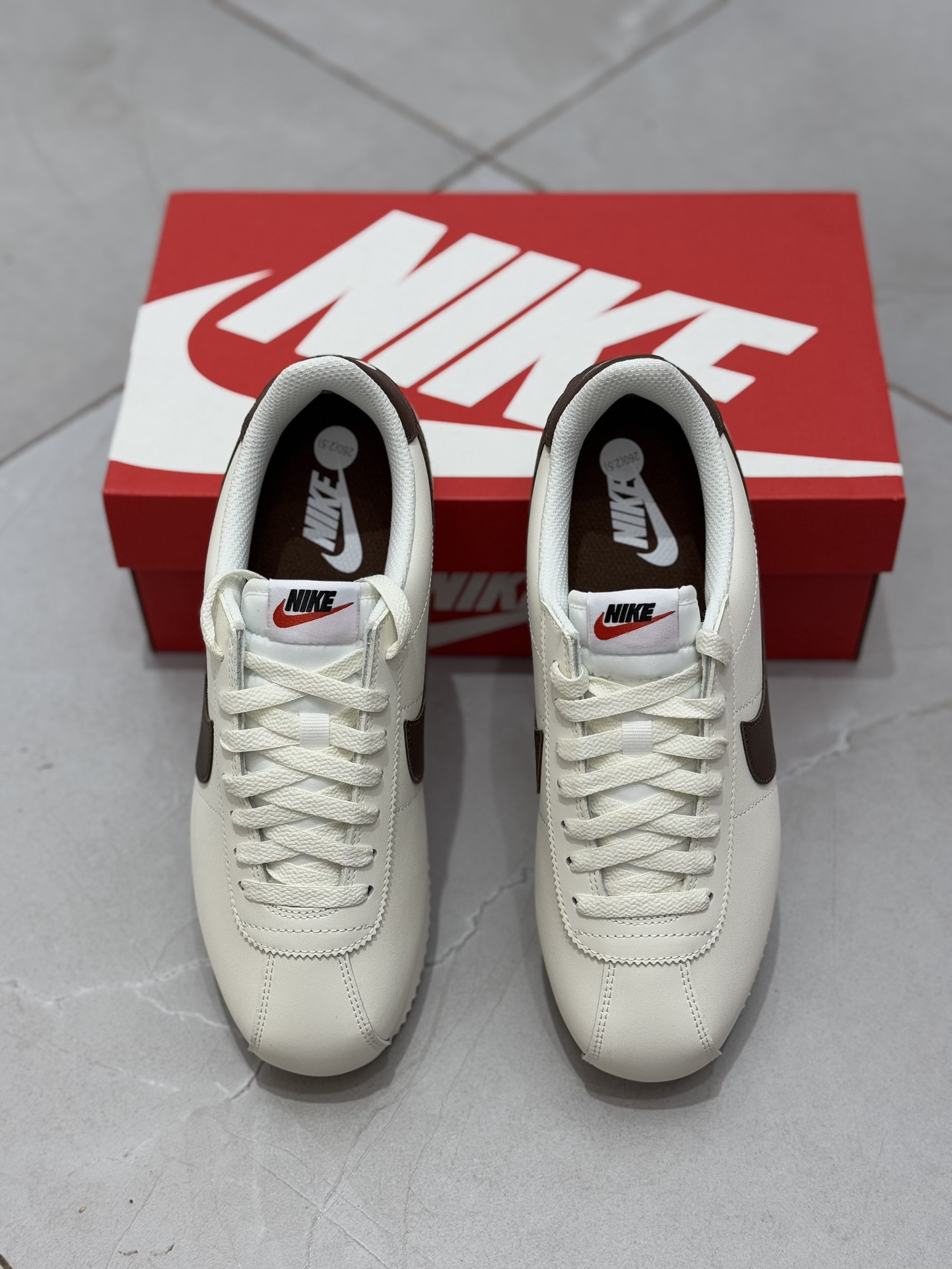 
Classic Cortez Leather 阿甘复古初代皮革慢跑鞋 白棕 DN1791-104
35