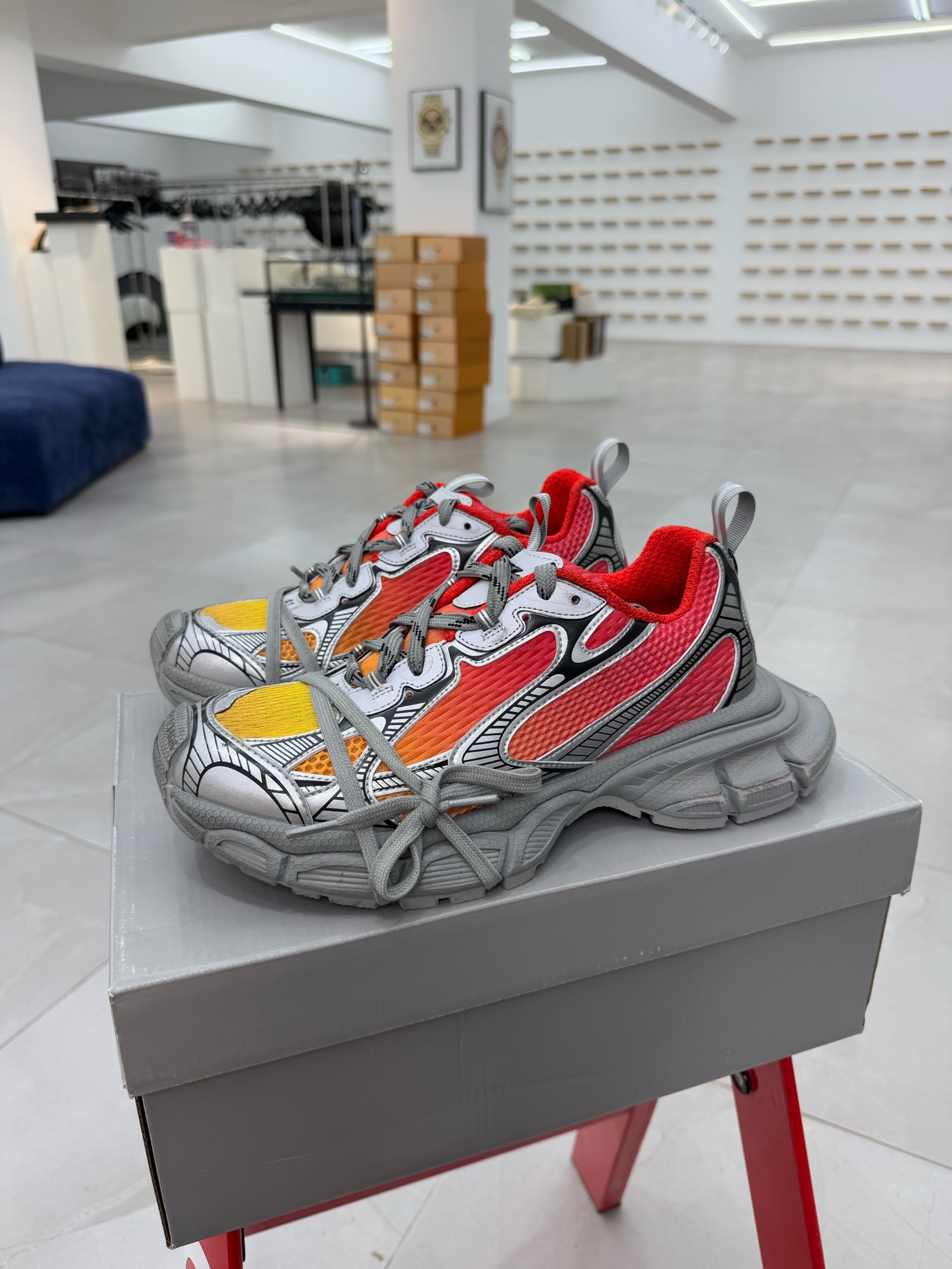GT版3XL 第49色 火焰红🔥Balenciaga巴黎世家3XL Sneakers 巴黎世家十代正确手