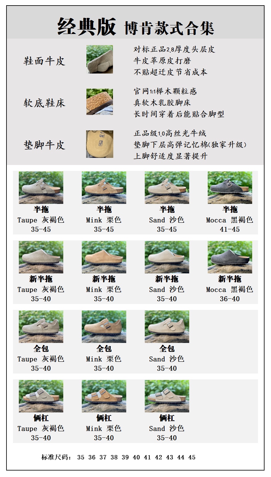 [Sandals and Slippers Series]Birkenstock CollectionHot sale in spring and s