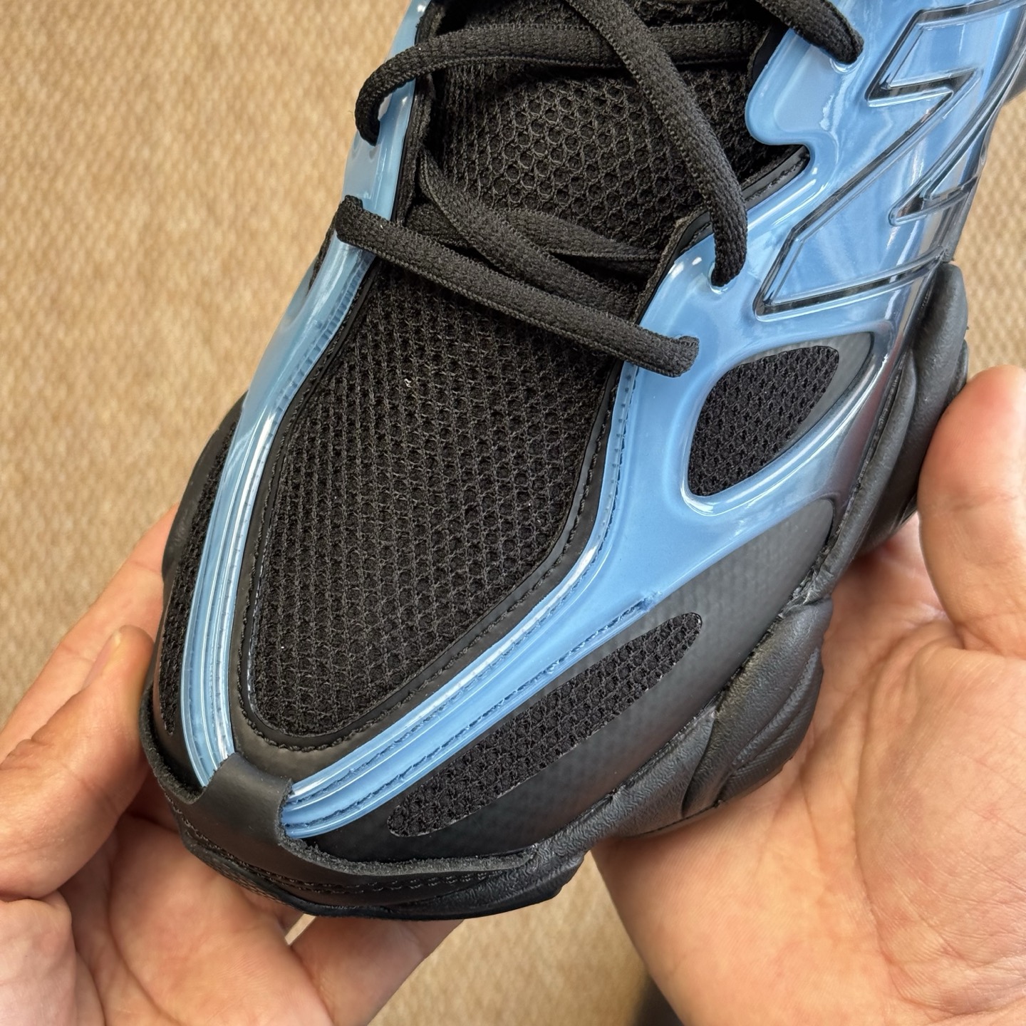 主推优势私C版新百伦系列！NB9060第99色：黑蓝TPU无敌质感！最强版本36-46.5出货，行业标杆