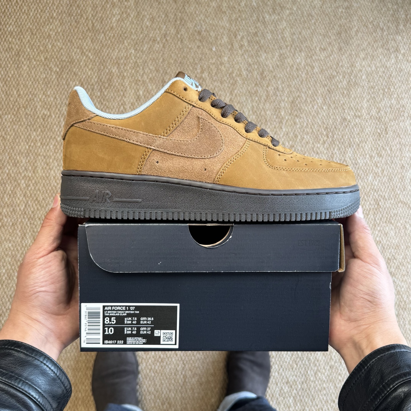 
3A空军！第534色：深棕褐色 Nike Air Force 1
百分百原鞋开发！PT市场真正匠心空军