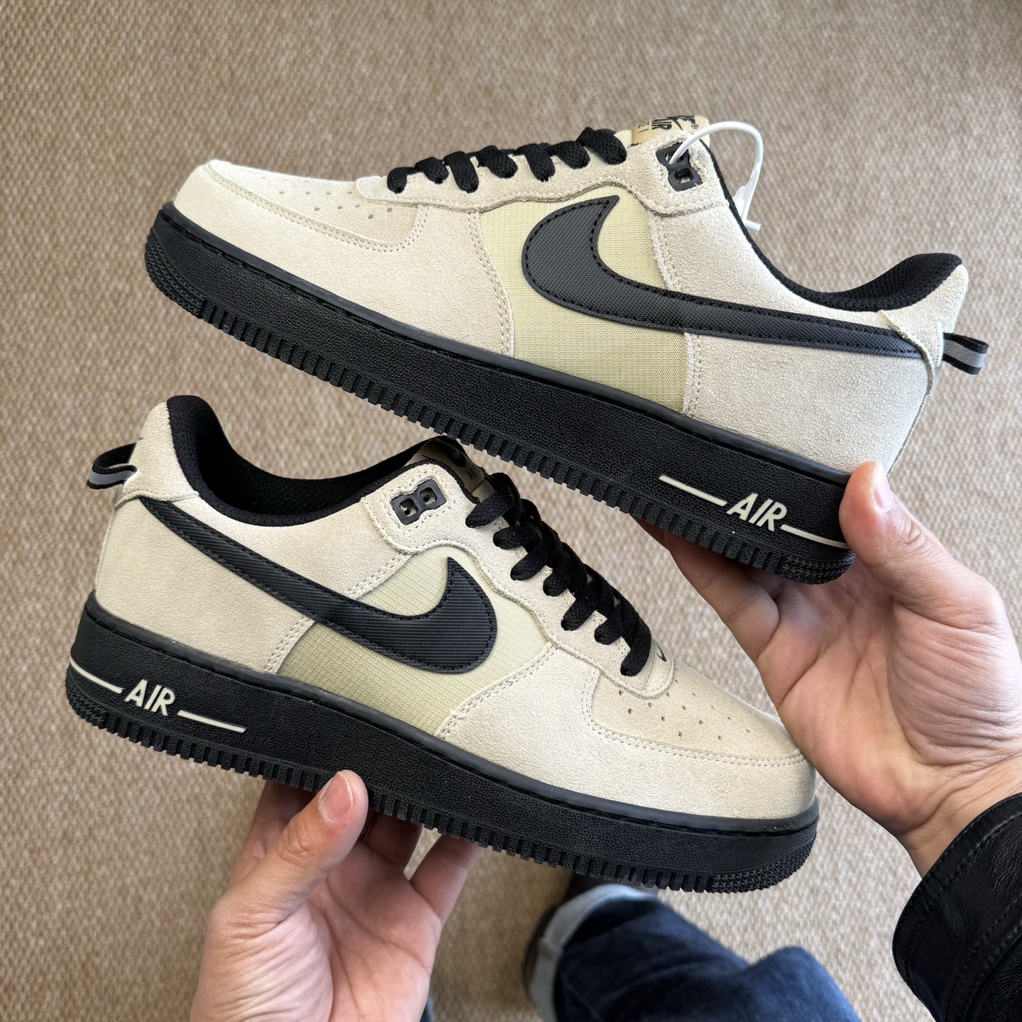
3A空军！第535色：棕灰色 Nike Air Force 1
百分百原鞋开发！PT市场真正匠心空军！