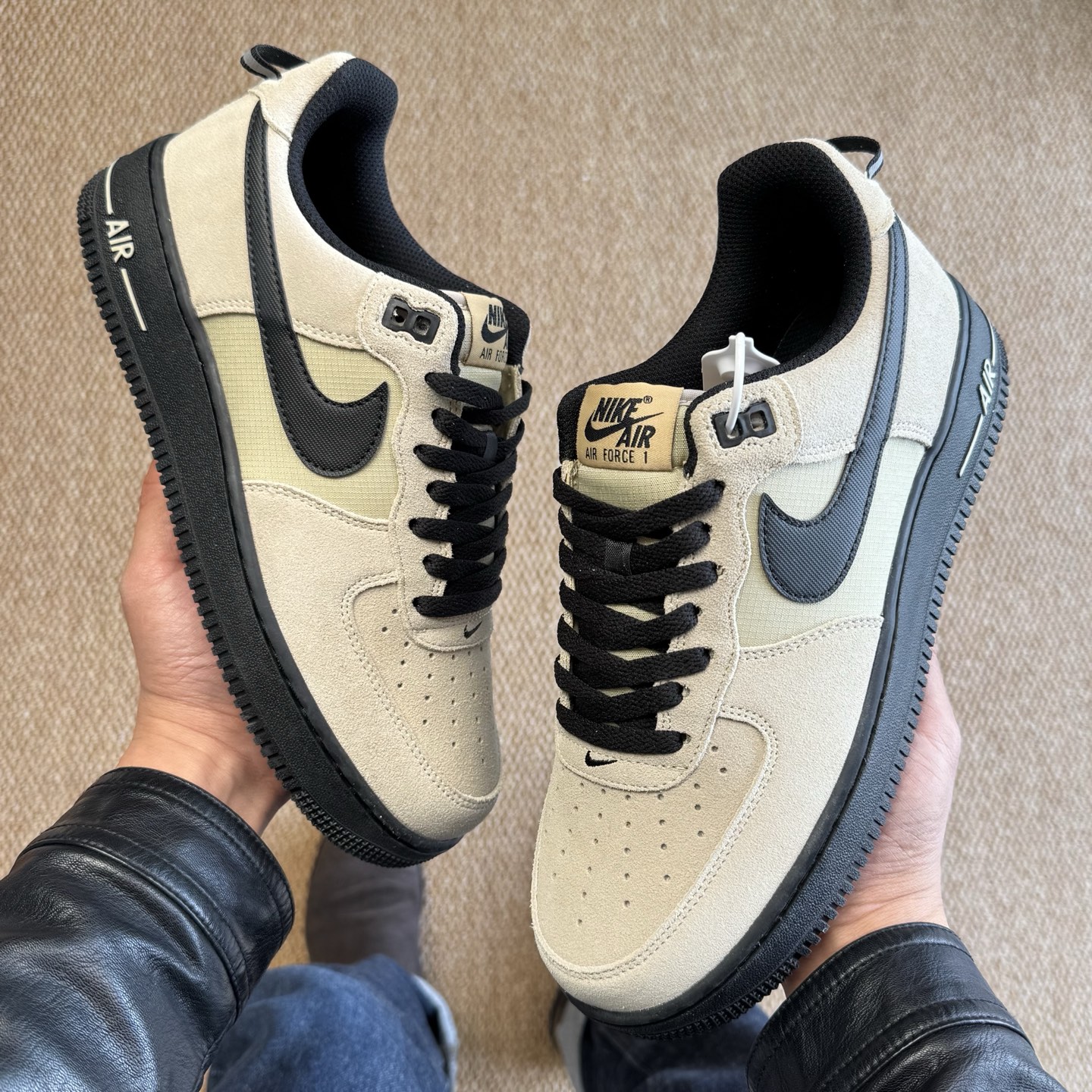 
3A空军！第535色：棕灰色 Nike Air Force 1
百分百原鞋开发！PT市场真正匠心空军！
