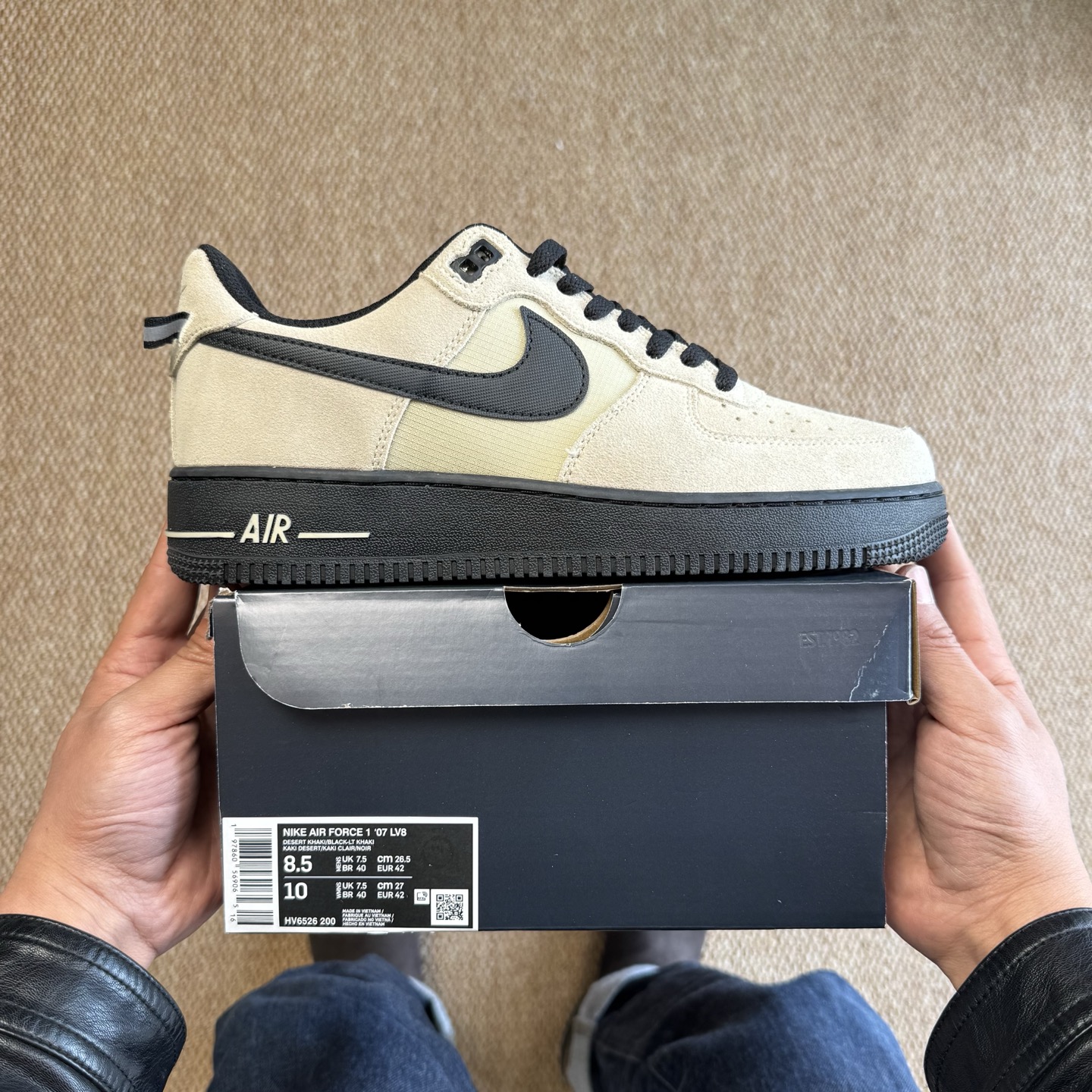 
3A空军！第535色：棕灰色 Nike Air Force 1
百分百原鞋开发！PT市场真正匠心空军！
