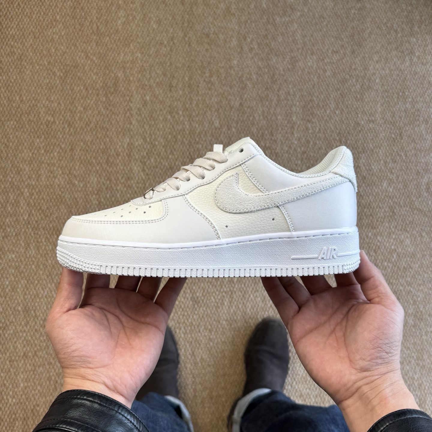 
3A空军！第536色：乳白色 Nike Air Force 1
百分百原鞋开发！PT市场真正匠心空军！