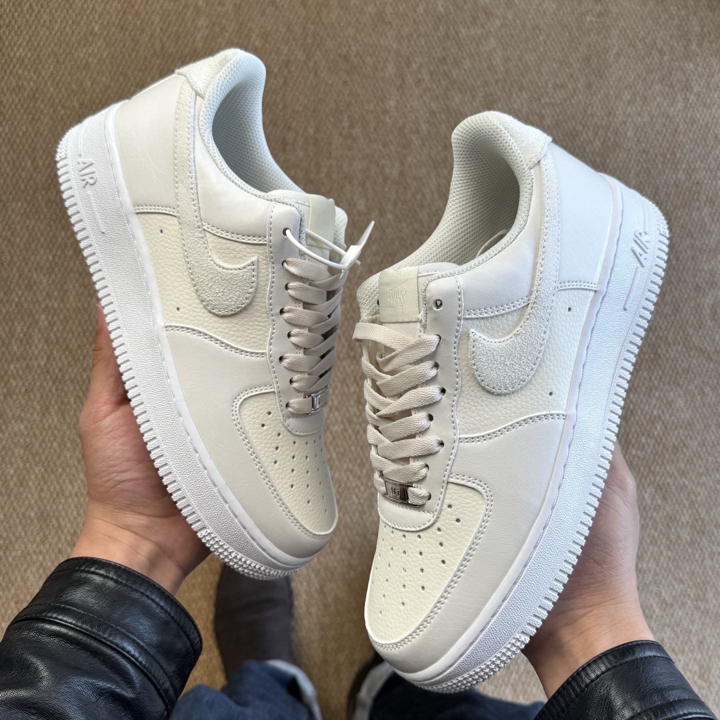 
3A空军！第536色：乳白色 Nike Air Force 1
百分百原鞋开发！PT市场真正匠心空军！
