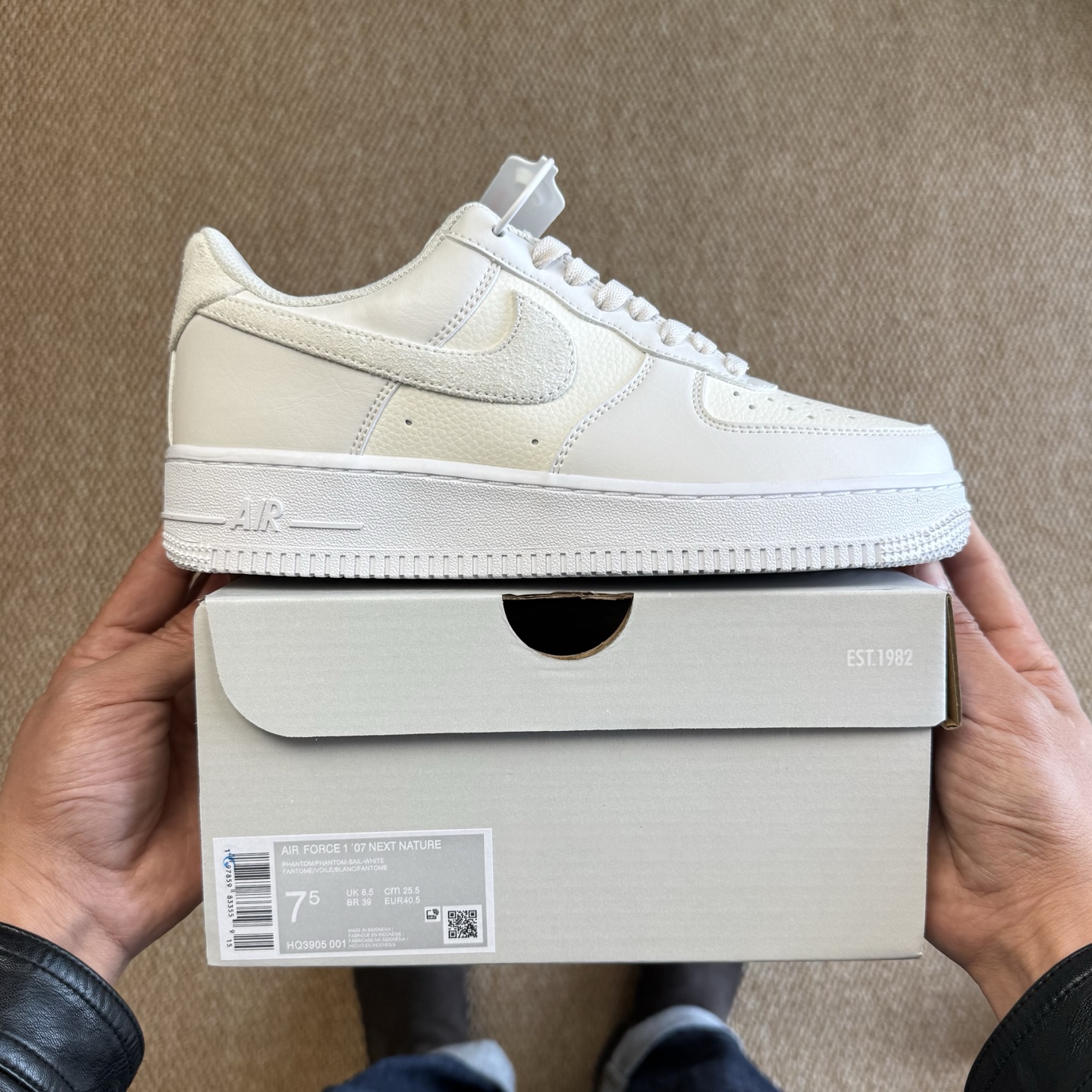 
3A空军！第536色：乳白色 Nike Air Force 1
百分百原鞋开发！PT市场真正匠心空军！