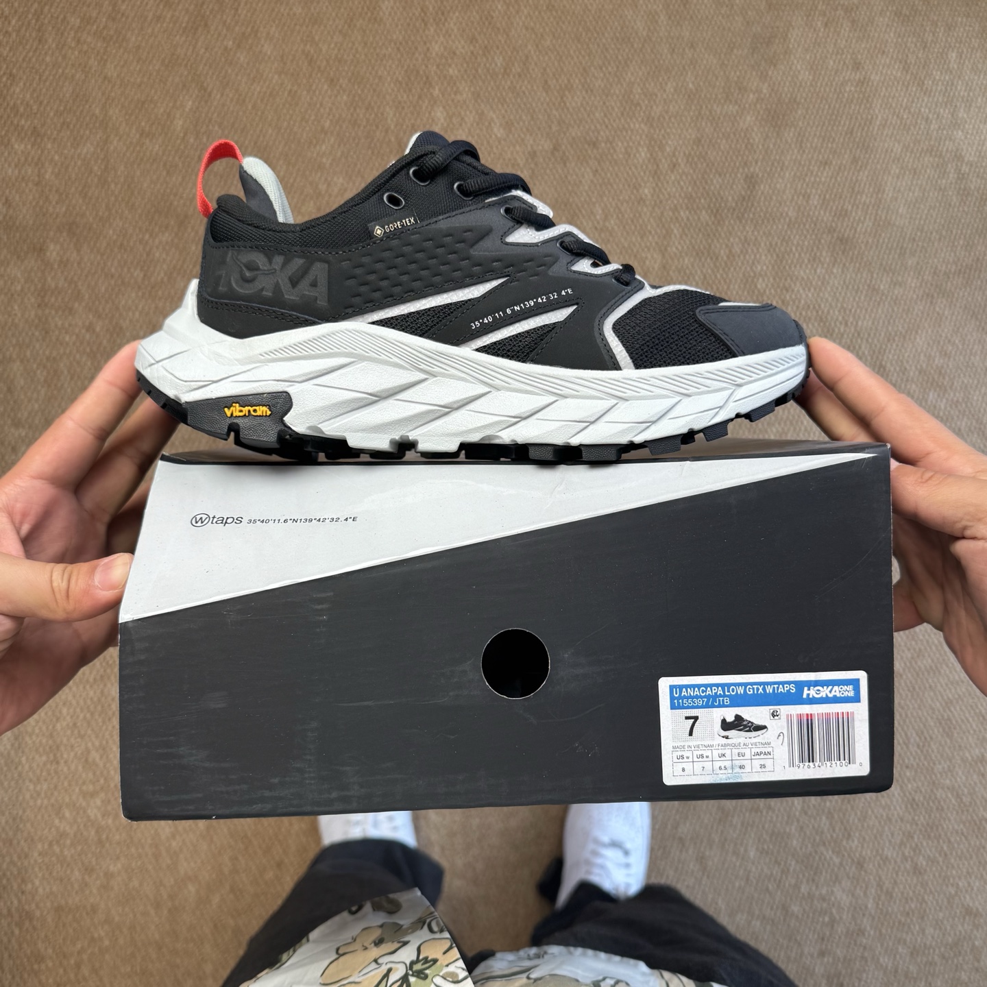  
顶级品质！低帮HOKA ONE ONE Anacapa GTX
防滑耐磨透气！户外功能越野登山鞋
G