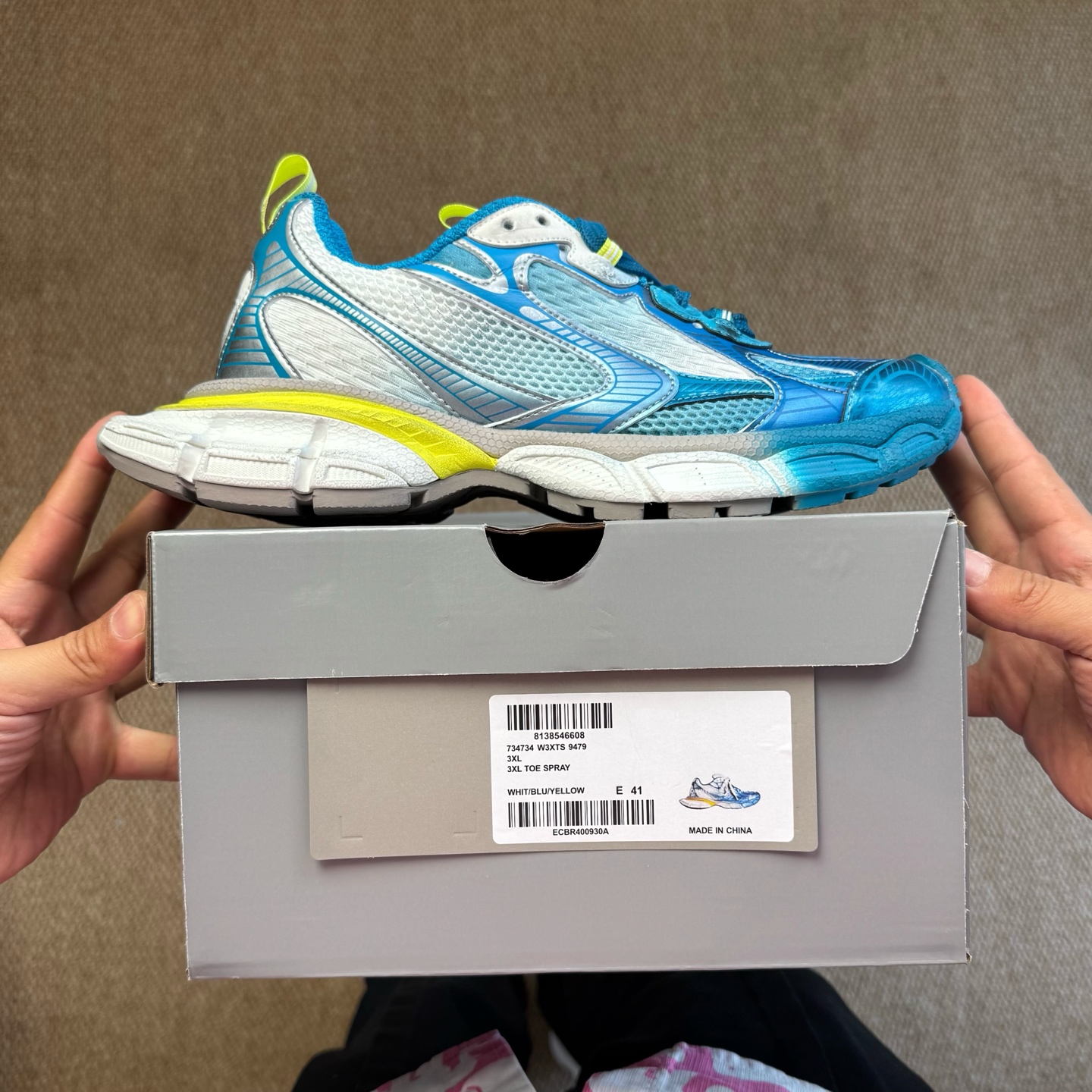  
GT版3XL 第51色 白蓝渐变色
Balenciaga巴黎世家3XL Sneakers 巴黎世家十