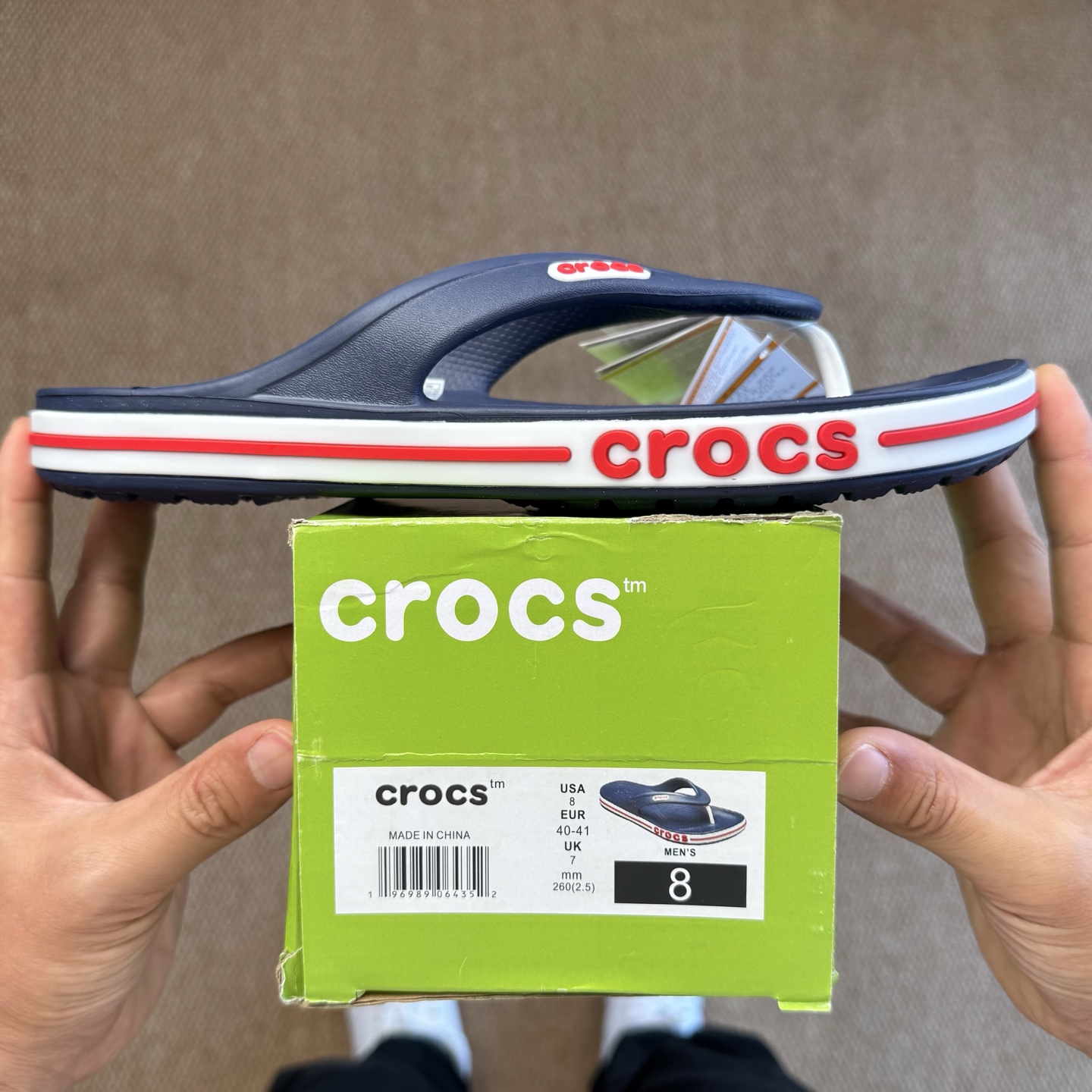  
Crocs卡骆驰 Crocband 贝雅 夹脚人字拖鞋🩴
莞产纯原工艺！  5色！   尺码：40-