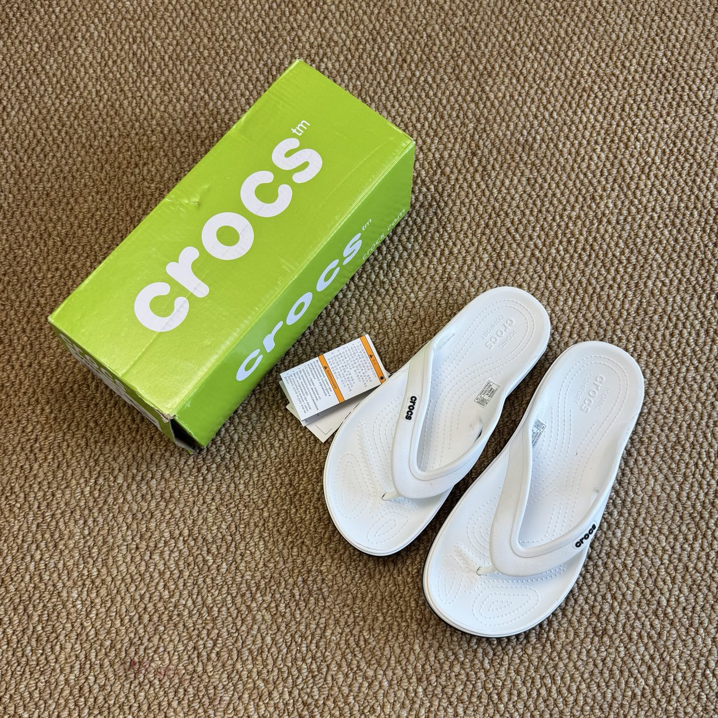  
Crocs卡骆驰 Crocband 贝雅 夹脚人字拖鞋🩴
莞产纯原工艺！  5色！   尺码：40-