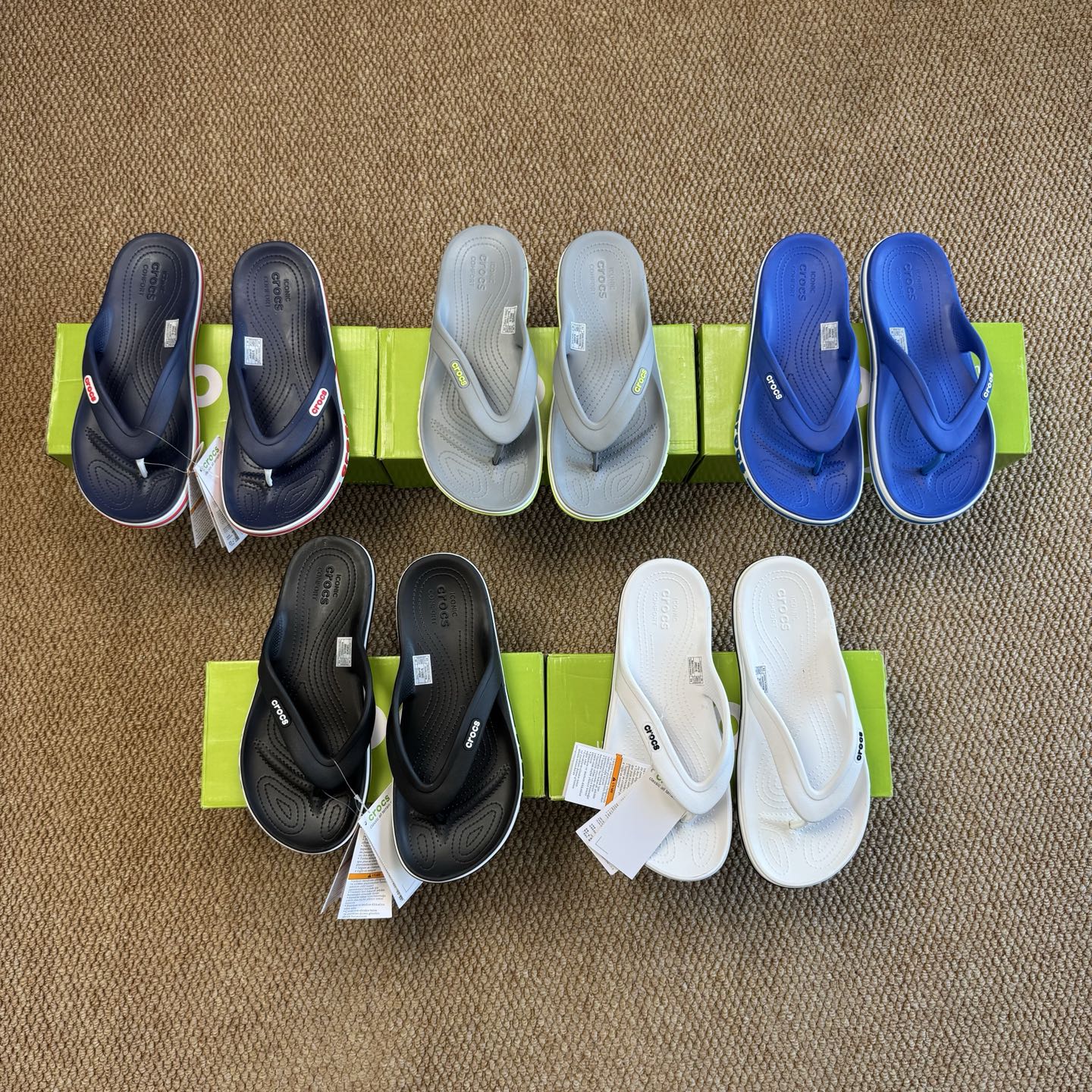 [Sandals and Slippers Series]5-color collection Crocs Kaluchi flip flops Cro
