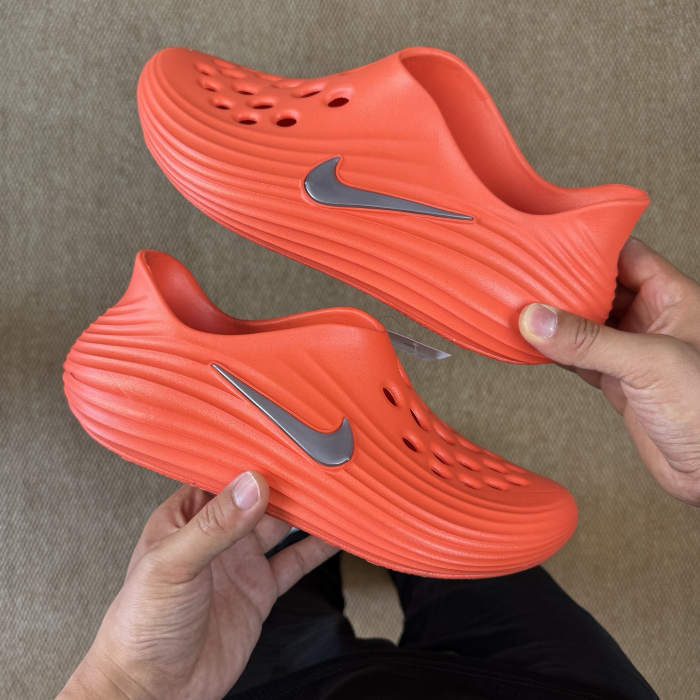[Sandals and Slippers Series]Nike Crocs Orange ReactX Rejuven8 Item No.: H