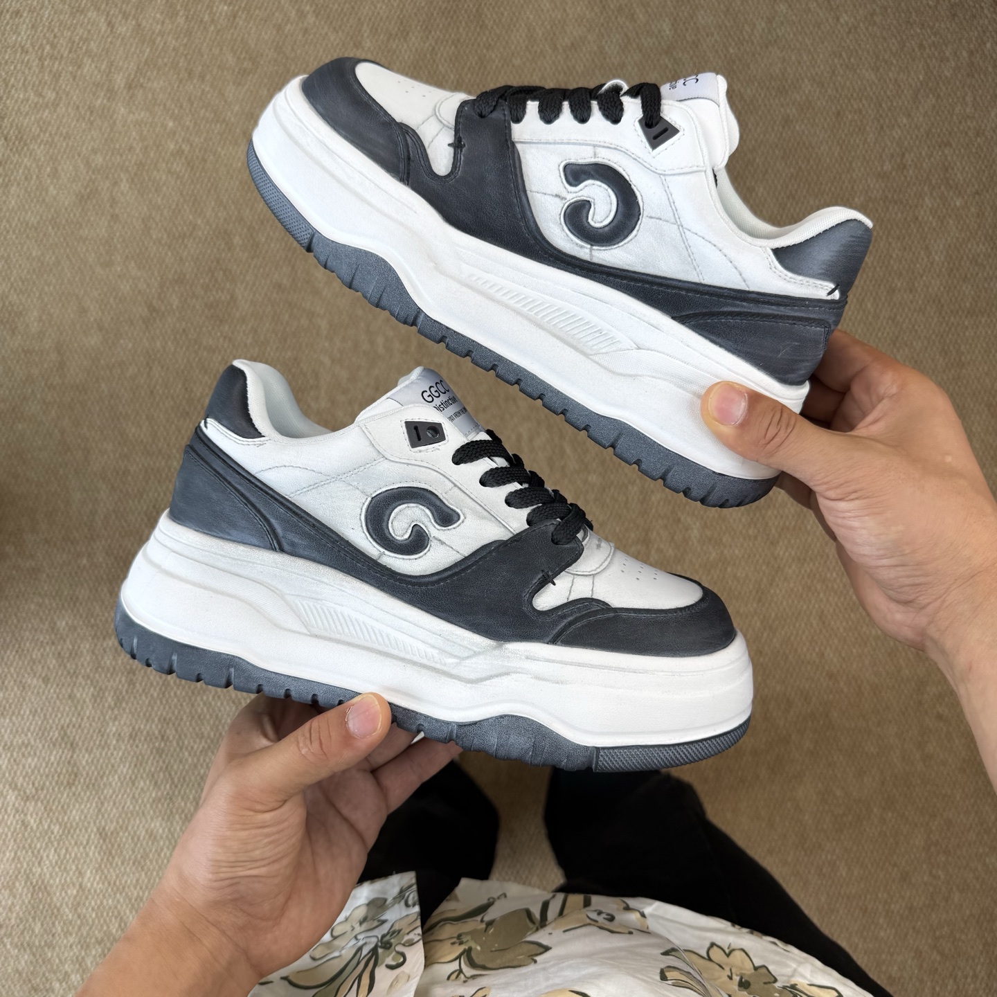 [GGCC Series]GGCC height-increasing and dirty thick sole skate shoesFashion