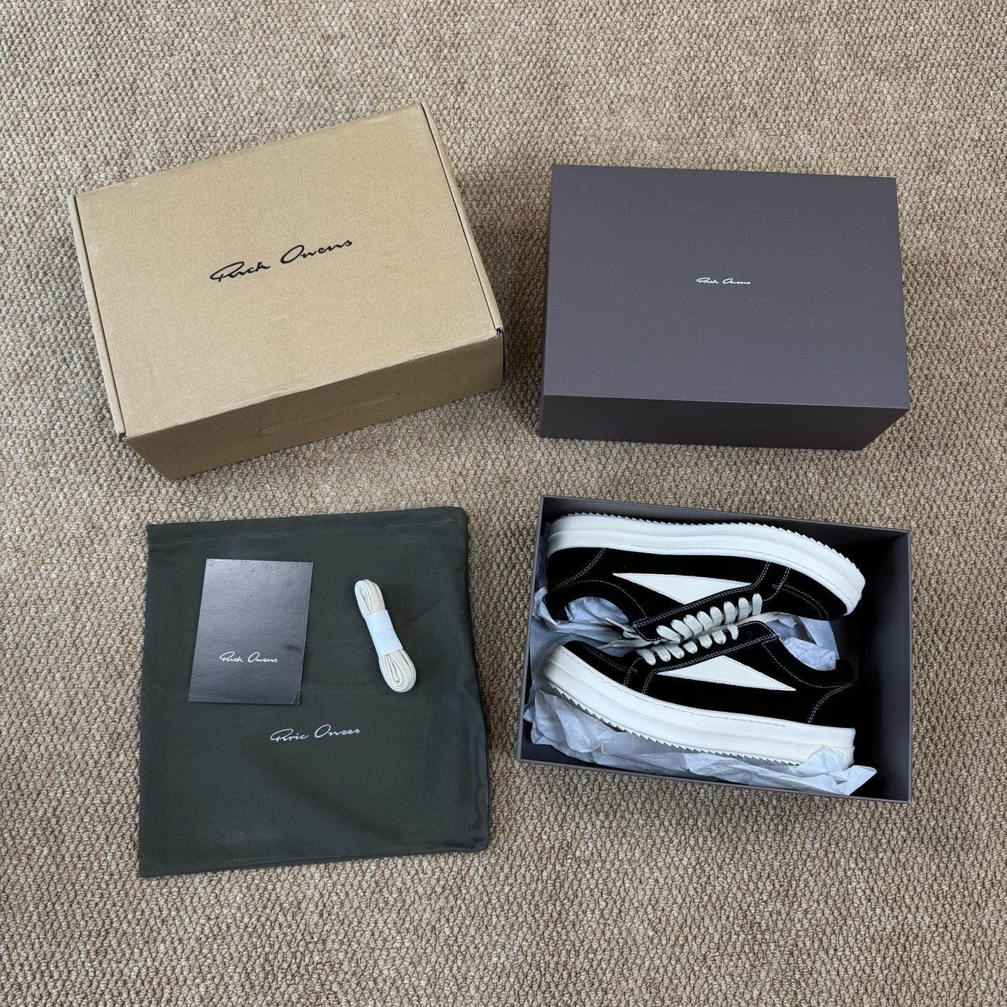  
莞产纯原 Rick Owens 瑞克·欧文斯
RO低帮 7色PT仓现货发售‼️
全粒面原厂皮、完美鞋