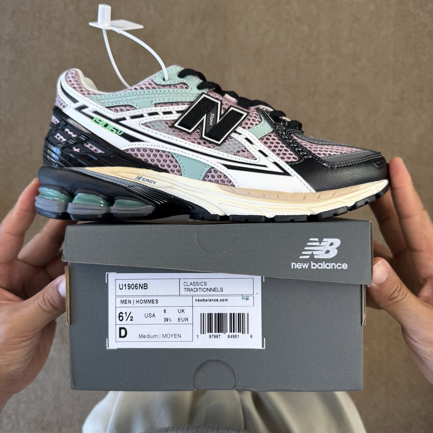  
C版新百伦！nb1906 第95色 粉黑色
纯原大厂出品，品质优价格合理，降维打击‼️
尺码36-4