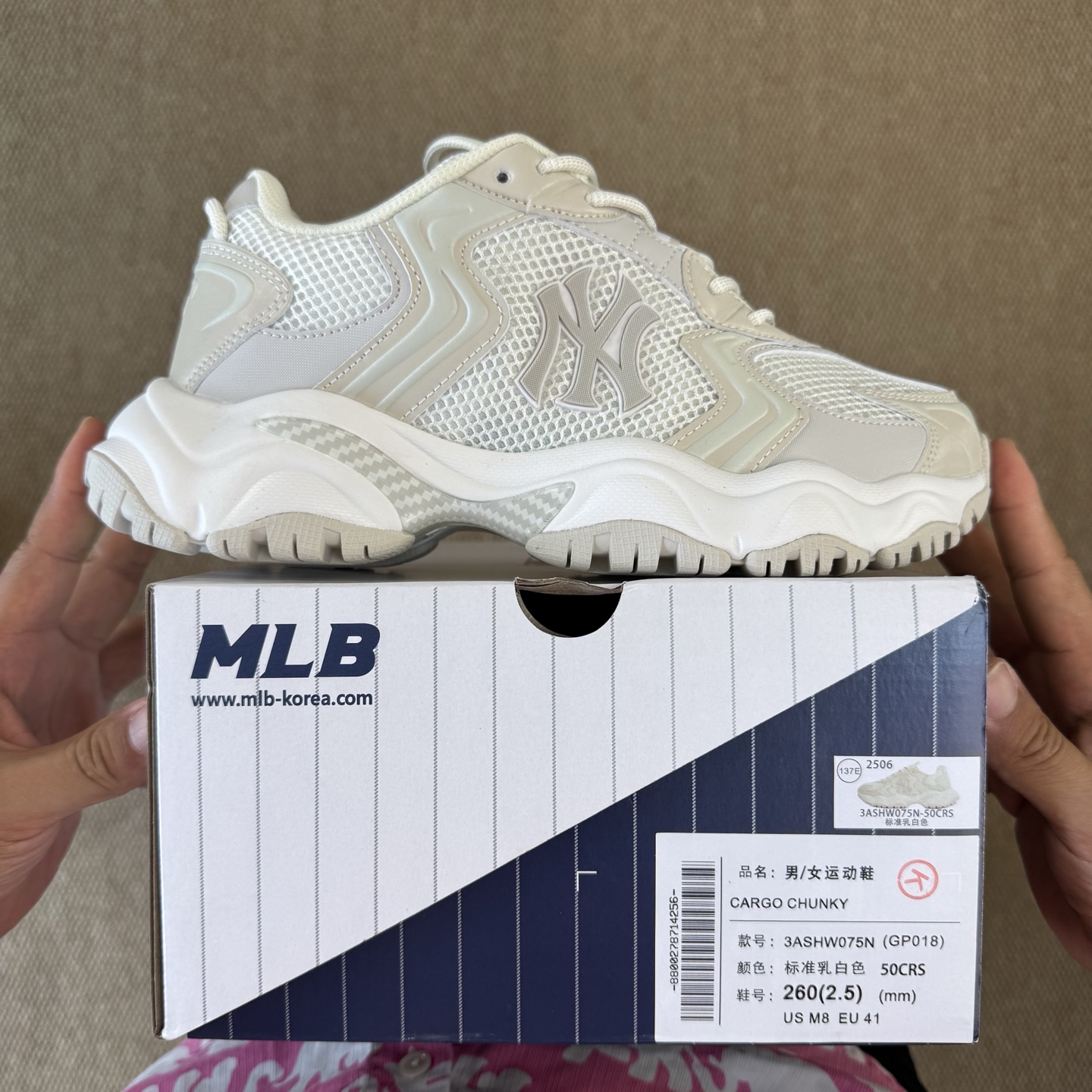  
MLB CARGO Chunky 赛博老爹鞋
代工厂背景，最强出品区分市面真标！平台订单 高清洁度免