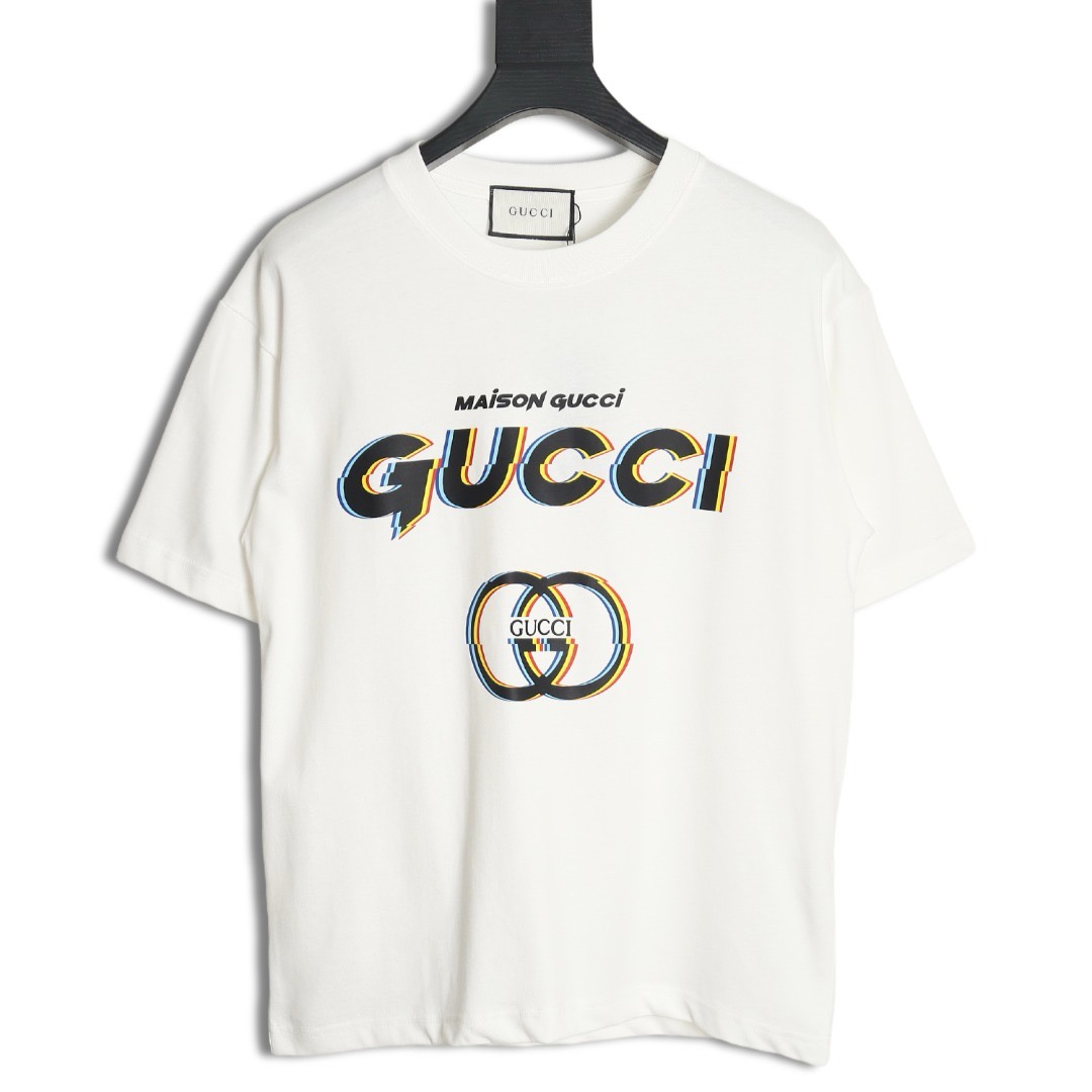 NO:125407,#E013 GUCCI Gucci sS Original fabric Official same style Phantom short-sleeved T-shirt Customized 260g same-cage dyed fabric Comfortable feel The latest brick cabinets in spring and summer synchronized fashion and personality Super versatile styles for men and women People must have Tags Collar label Washed wheat Three-mark complete Color black white Size XS S M L,,gucci,gucci,T-shirt,tees,t-shirt,alexander wang19860909#E013 GUCCI 古驰 sS 原版面料 官方同款 幻影短袖T恤 定制260克同缸染面料 手感舒适 春夏最新砖柜同步 时尚又个性 超级百搭男女同款 人手必备 吊牌 领标 水洗麦 三标齐全 颜色黑色 白色 尺码XS S M L,,gucci,gucci,T-shirt,tees，t-shirt,alexander wang,Men's clothing