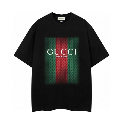 Gucci 2024SS Original Fabric Short Sleeve T-Shirt - Unisex Essential 1 Gucci 2024SS Original Fabric Short Sleeve T-Shirt - Unisex Essential