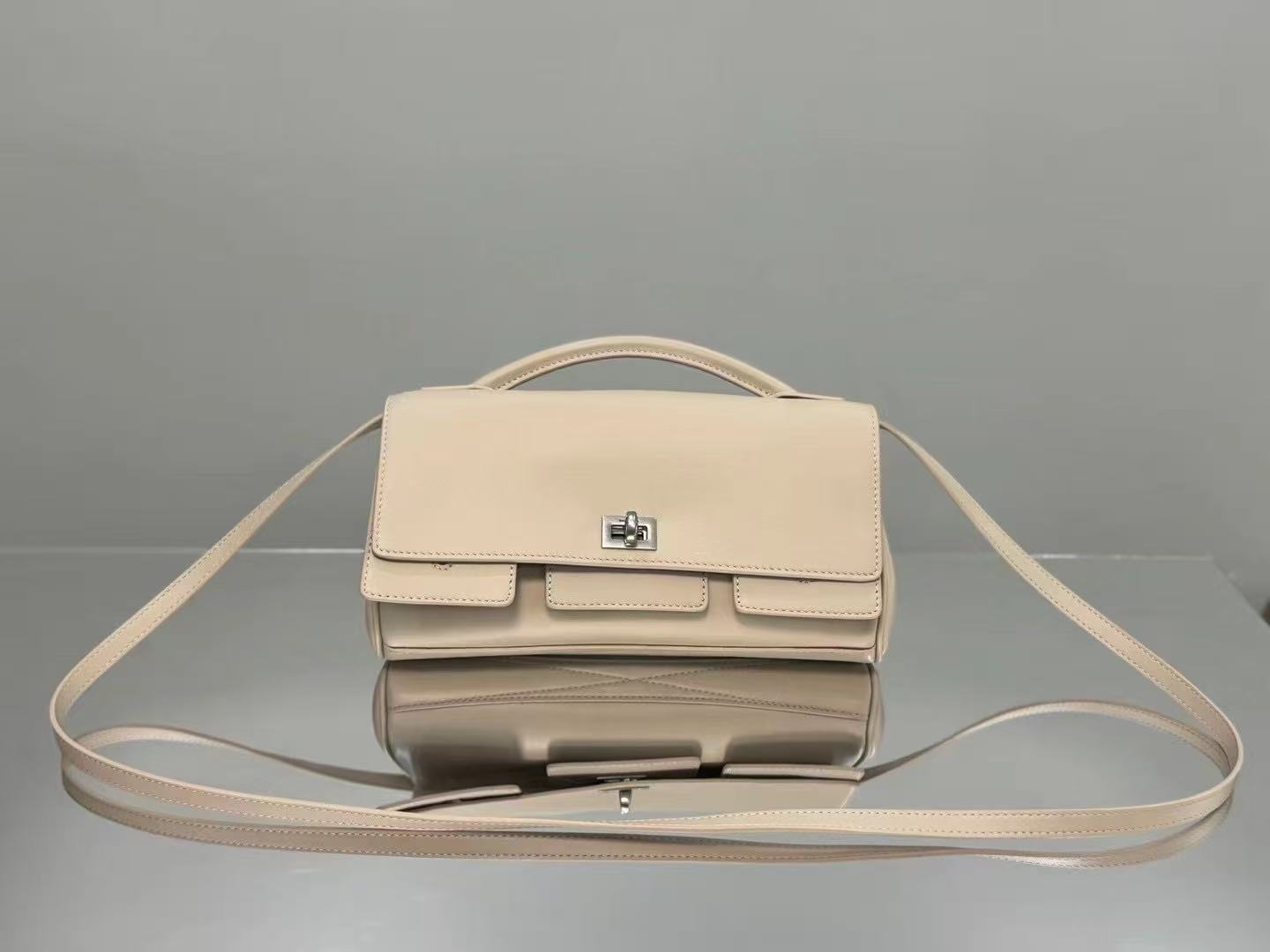 Balenciaga Style Beige Clutch Lookbook Reference image 1
