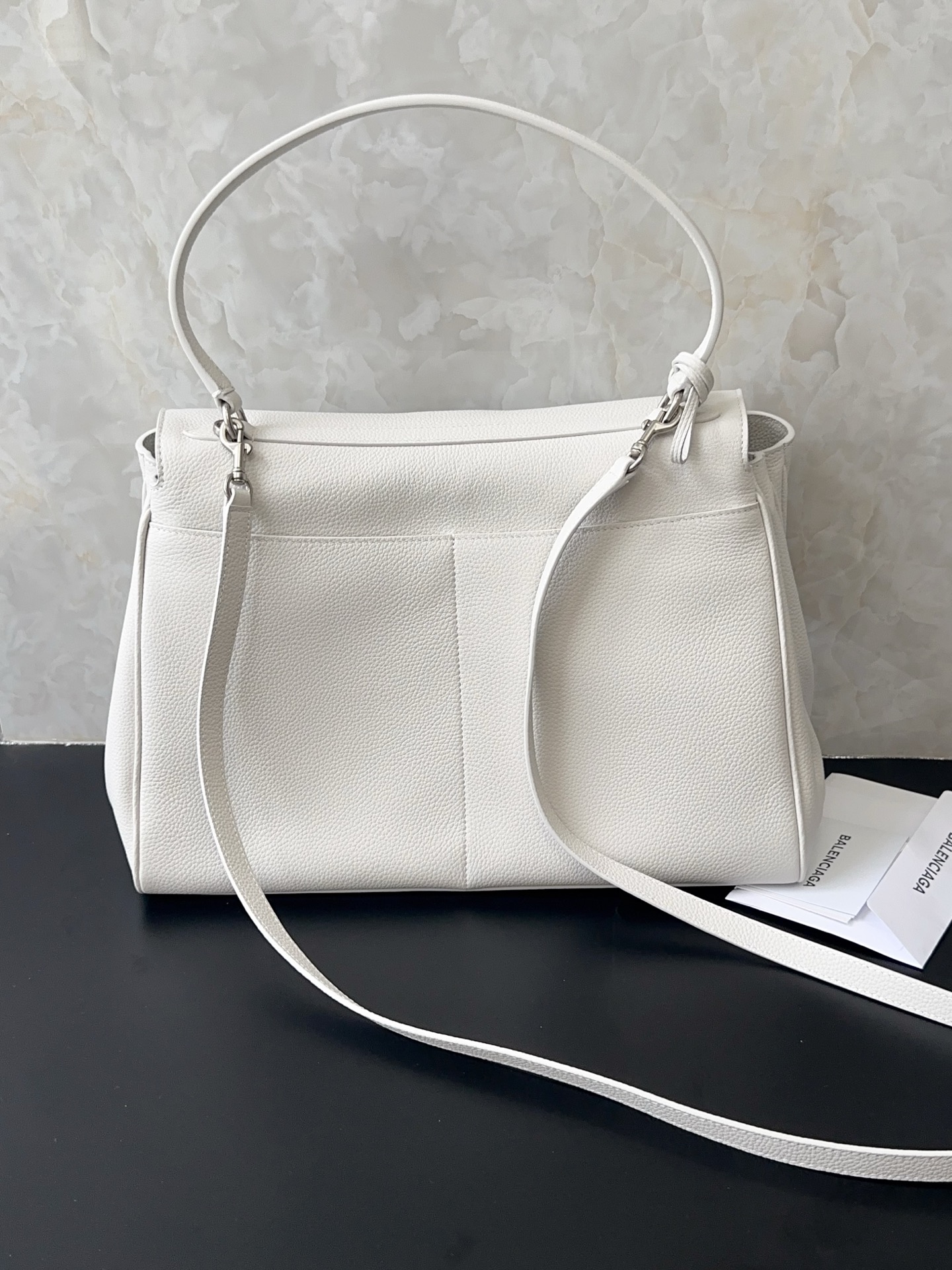 Balenciaga Style White Bag Lookbook Reference image 2