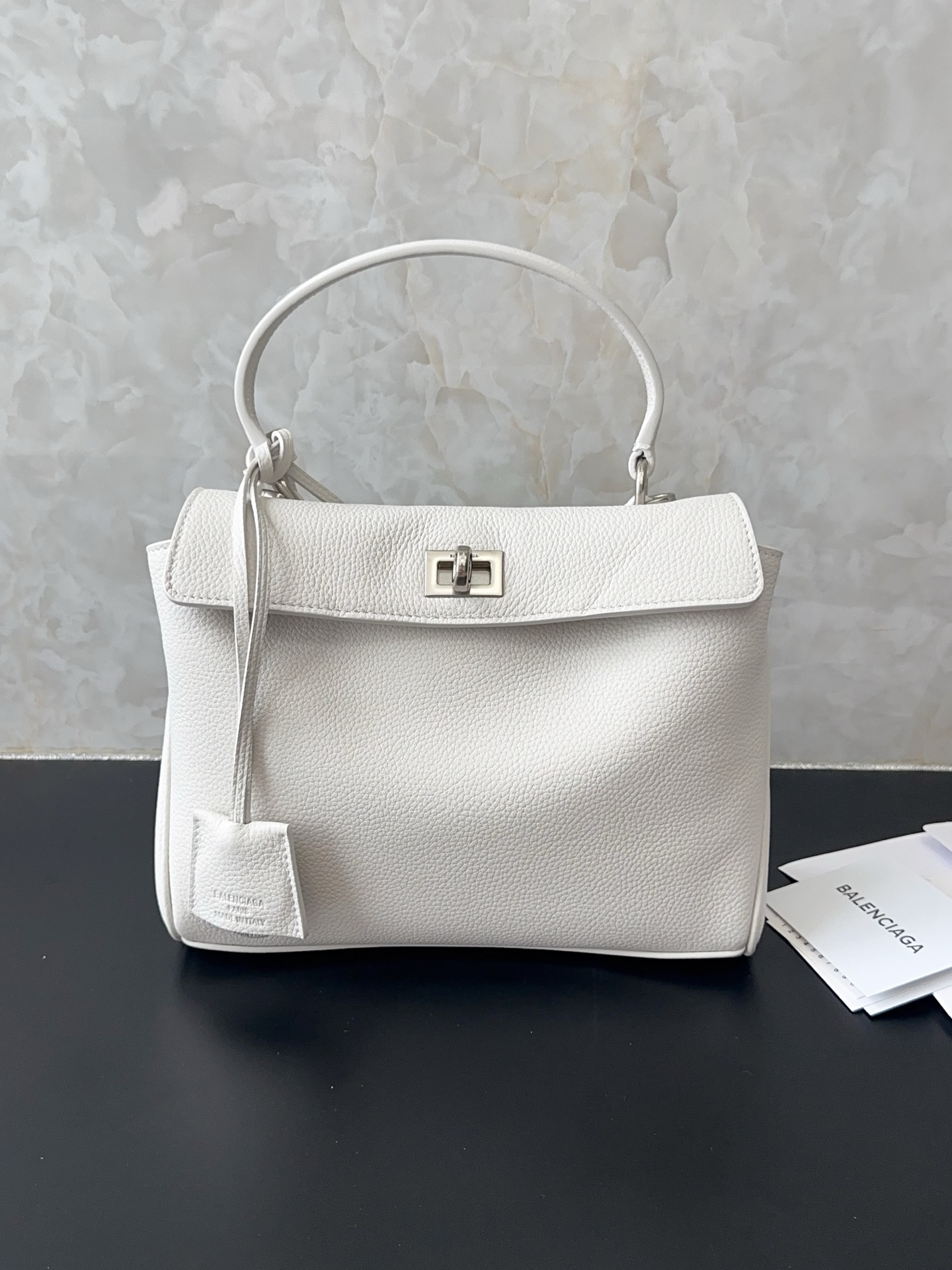 Balenciaga Style White Bag Lookbook Reference image 1
