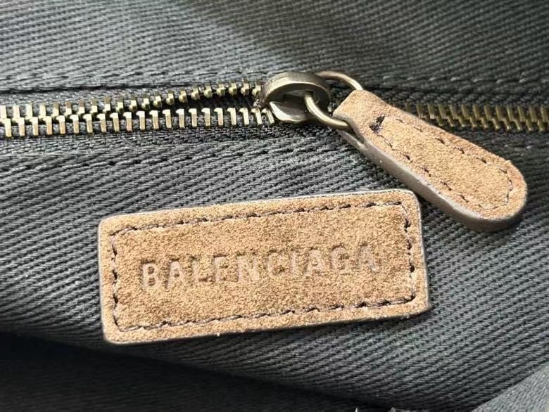 Balenciaga Style Brown Leather Crossbody Bag style reference detail image 9 from source 776318