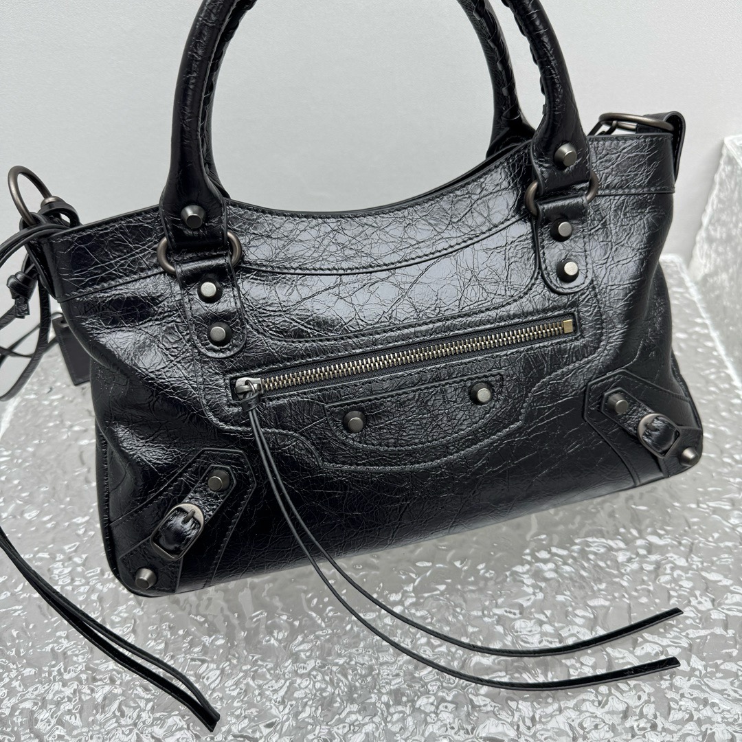 Balenciaga Style Black Top Handle Bag style reference detail image 5 from source 776279