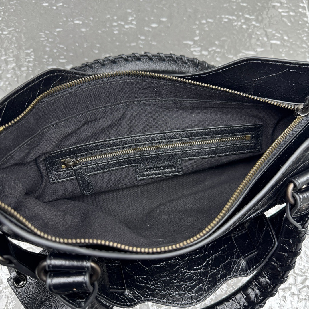 Balenciaga Style Black Top Handle Bag style reference detail image 9 from source 776279
