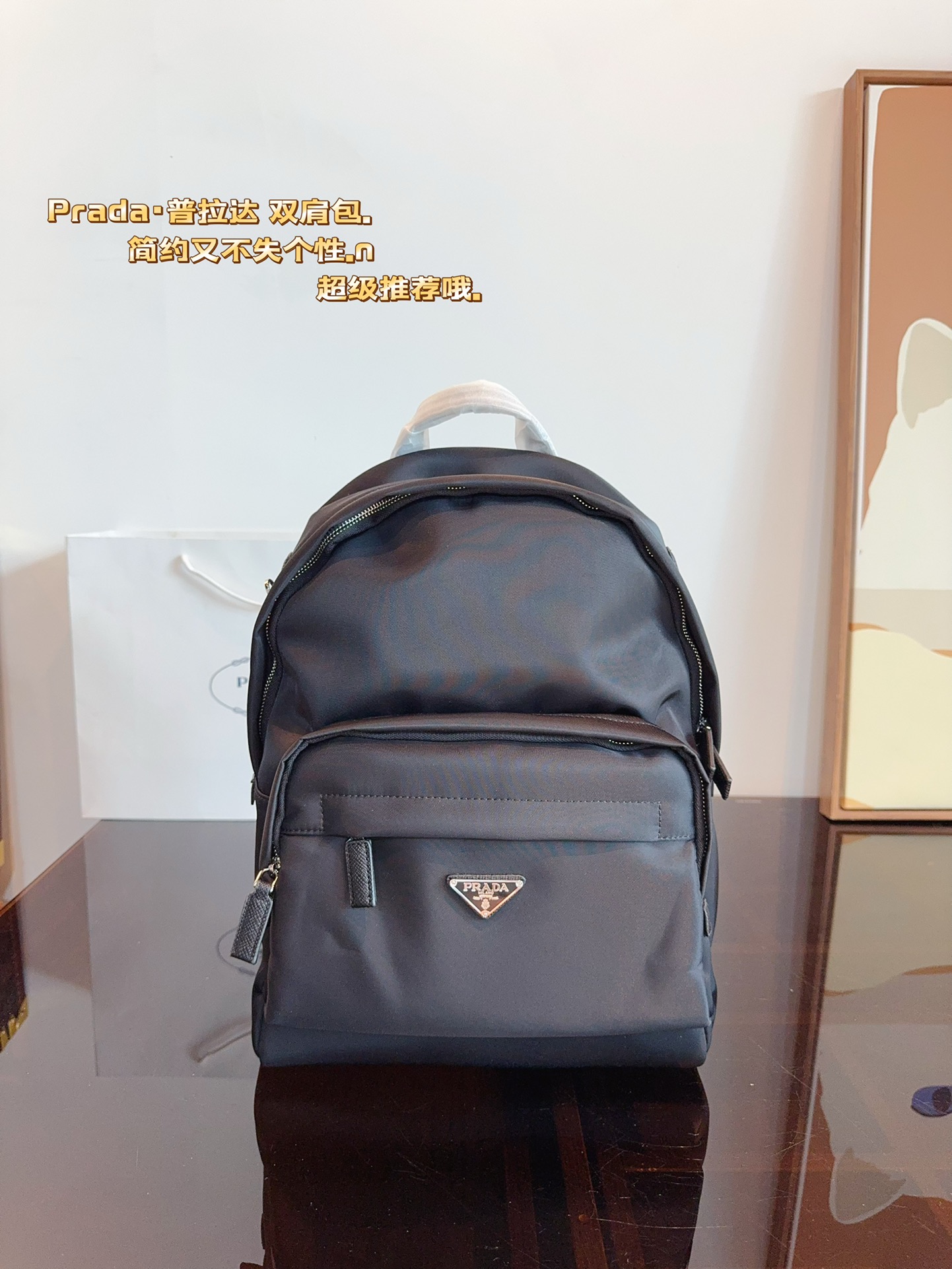 Prada Taschen Rucksack Nylon Fashion