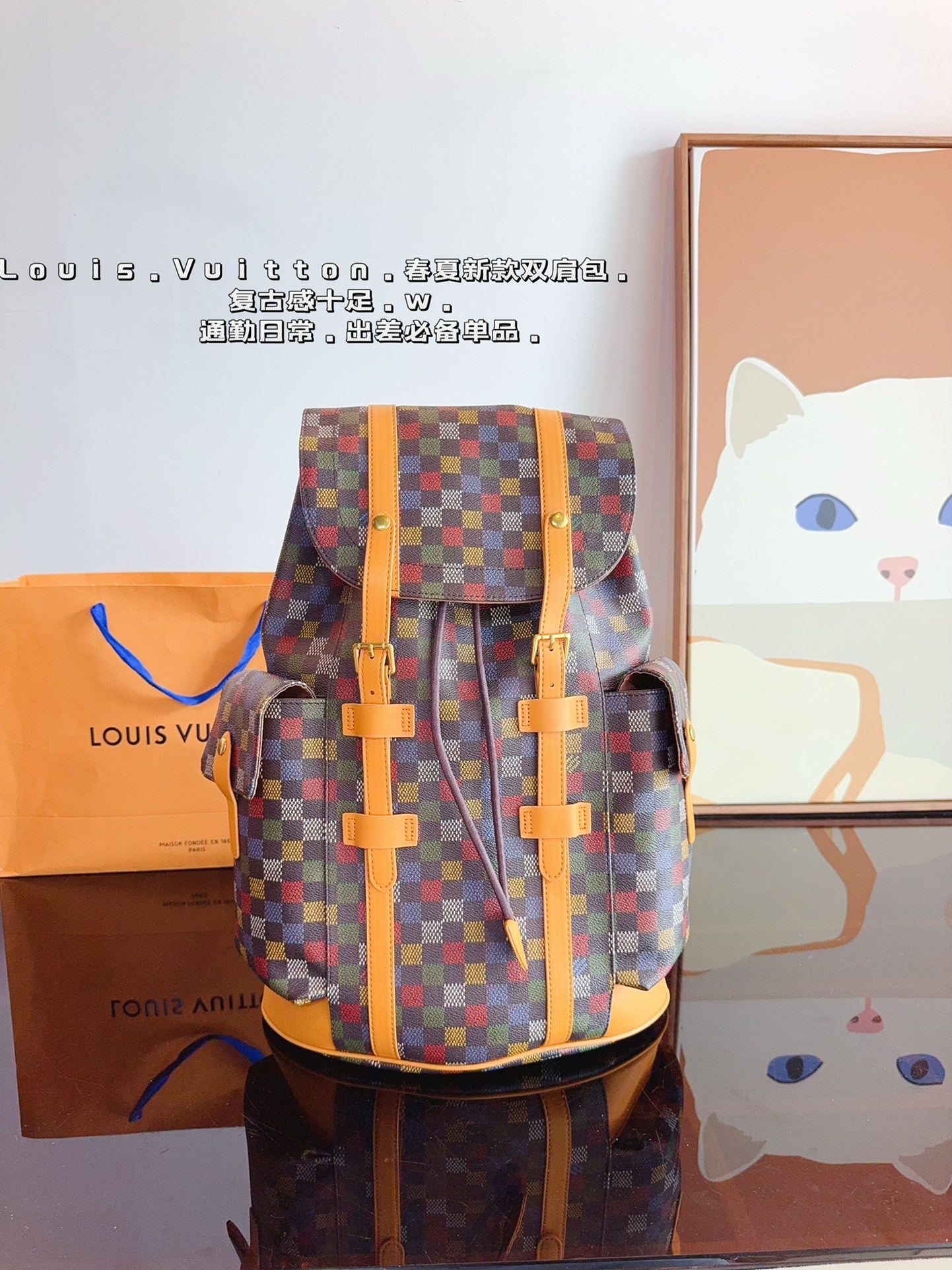 Louis Vuitton LV Christopher Bags Backpack Vintage Casual