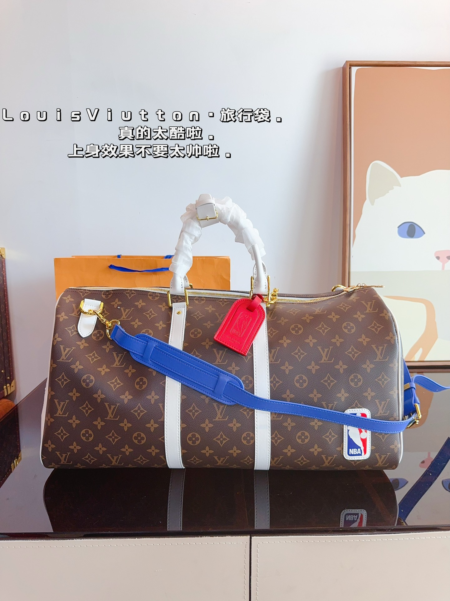 Louis Vuitton LV Keepall Sacs De Voyage Unisexe Collection printemps – été Fashion