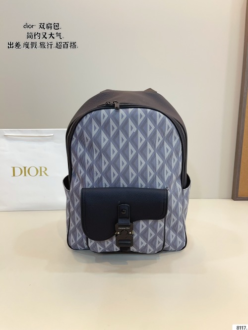 Dior Oblique Pattern Backpack, 27*15*39cm, Comfortable and Stylish 1 Dior Oblique Pattern Backpack, 27*15*39cm, Comfortable and Stylish
