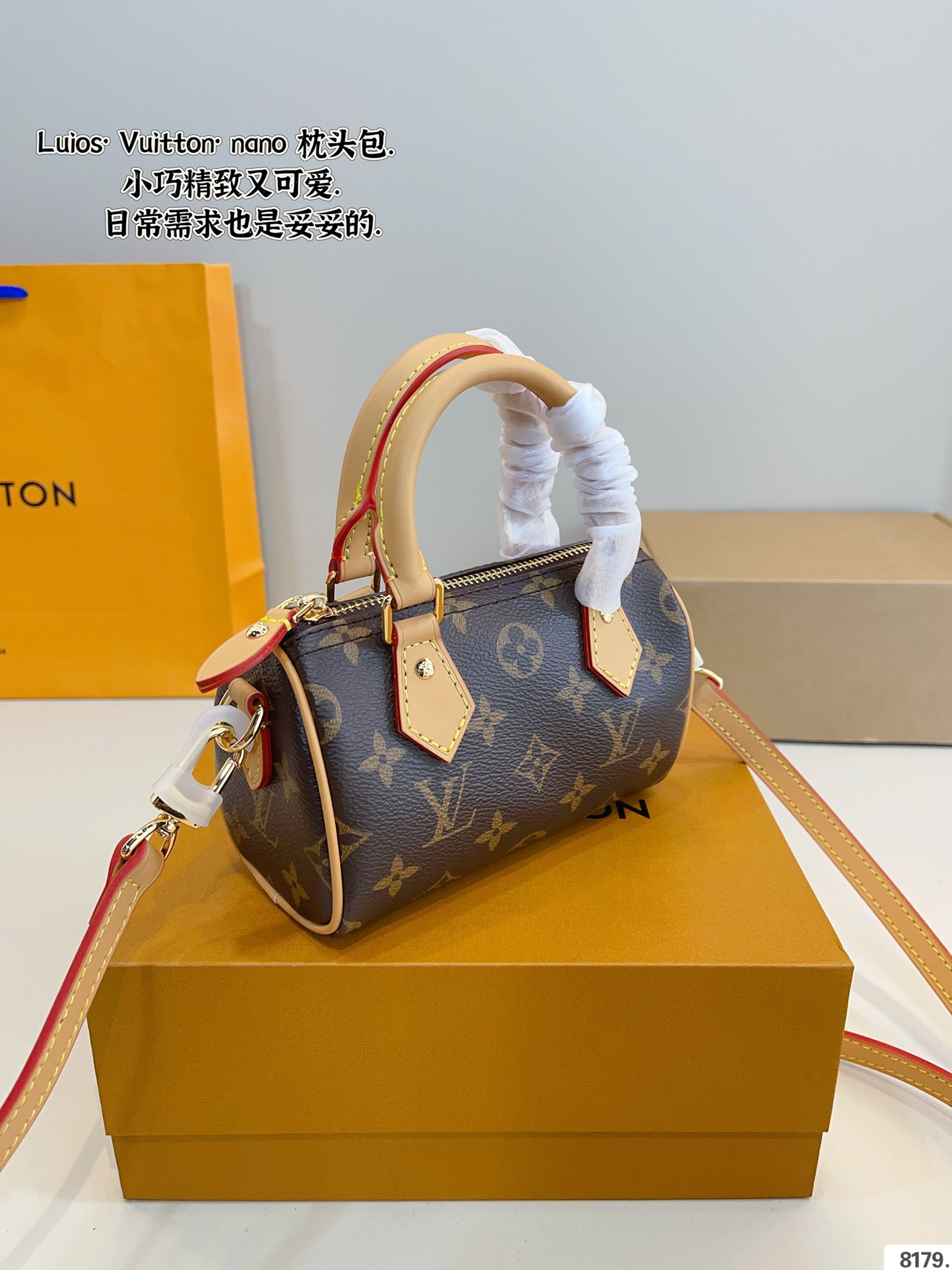 Louis Vuitton Speedy Nano Monogram Canvas Crossbody Bag 3 i1740898847 3606 5