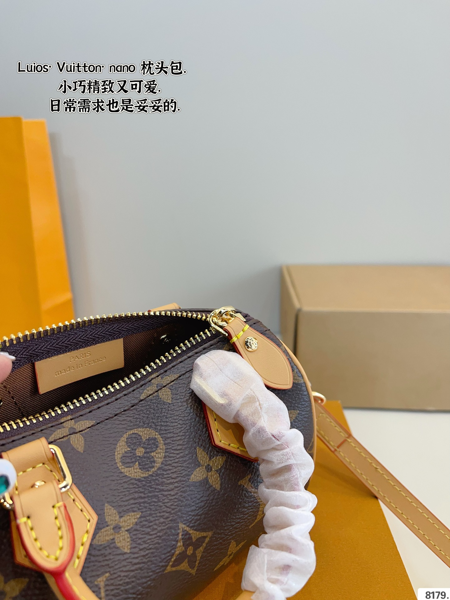 Louis Vuitton Speedy Nano Monogram Canvas Crossbody Bag 10 i1740898847 6101 4