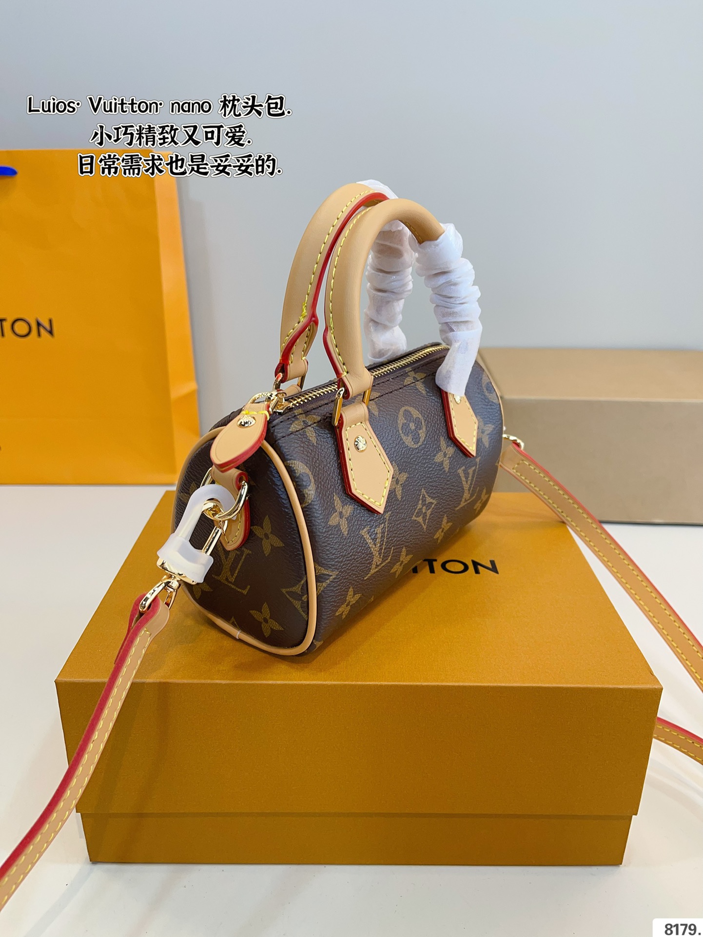 Louis Vuitton Speedy Nano Monogram Canvas Crossbody Bag 4 i1740898847 7130 0
