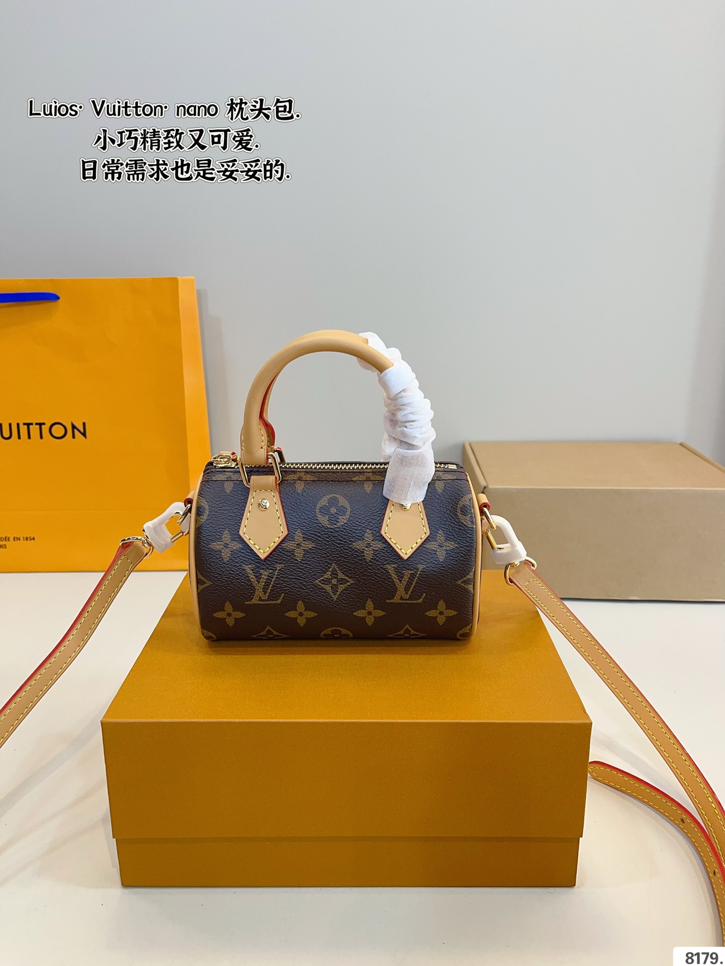 Louis Vuitton Speedy Nano Monogram Canvas Crossbody Bag 2 i1740898847 9779 8
