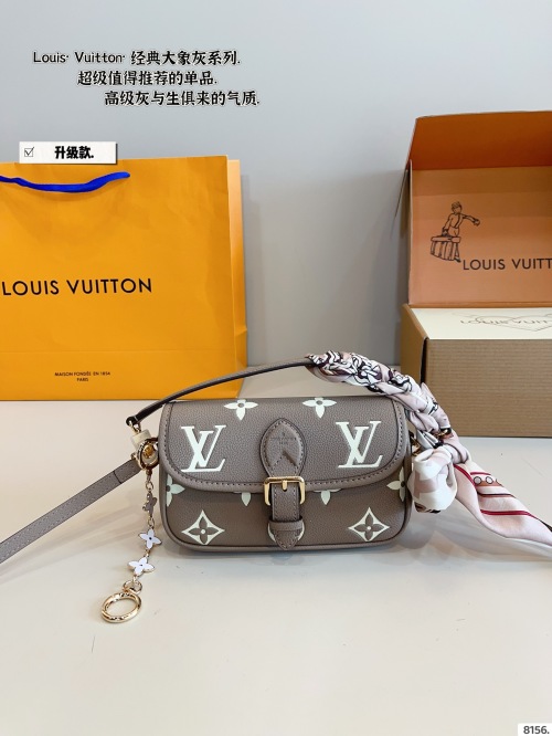 Louis Vuitton Diane Baguette Bag with Extended Chain & Two Straps 1 Louis Vuitton Diane Baguette Bag with Extended Chain & Two Straps