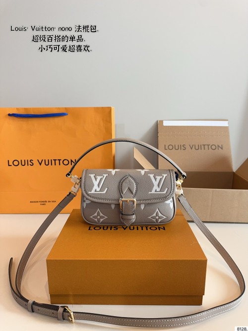 Louis Vuitton Diane Baguette Bag - Monogram, Adjustable Straps, Gift Box 1 Louis Vuitton Diane Baguette Bag - Monogram, Adjustable Straps, Gift Box