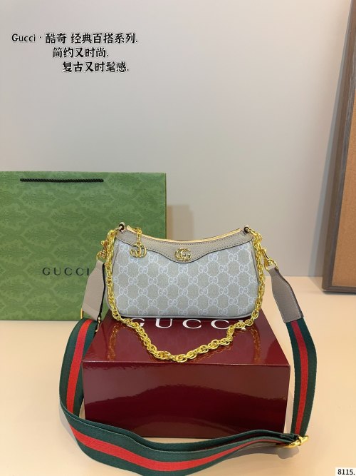 Gucci Strawberry Crossbody Bag, Stylish and Versatile, 23*5*12cm 1 Gucci Strawberry Crossbody Bag, Stylish and Versatile, 23*5*12cm