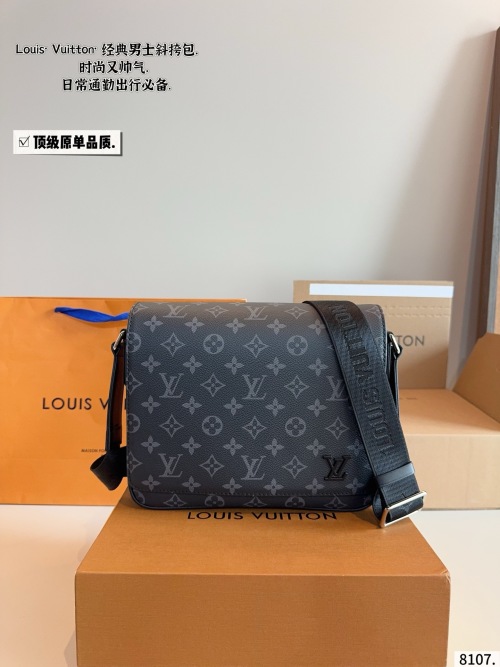 Louis Vuitton MESSENGER Crossbody Bag Coated Canvas - Perfect Gift 1 Louis Vuitton MESSENGER Crossbody Bag Coated Canvas - Perfect Gift