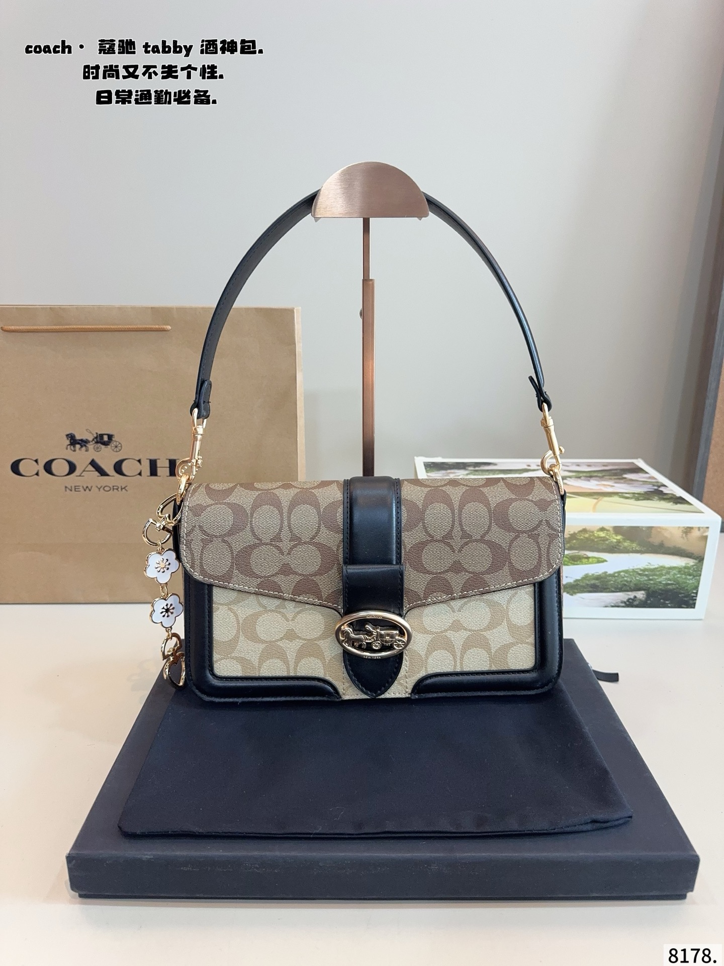 Con caja de regalo 🎁 coach. Bolso de Dioniso nuevo 𝘾𝙤𝙖𝙘𝙝-𝙏𝙖𝙗𝙗𝙮, esta combinación de colores es increíble, ¡c…