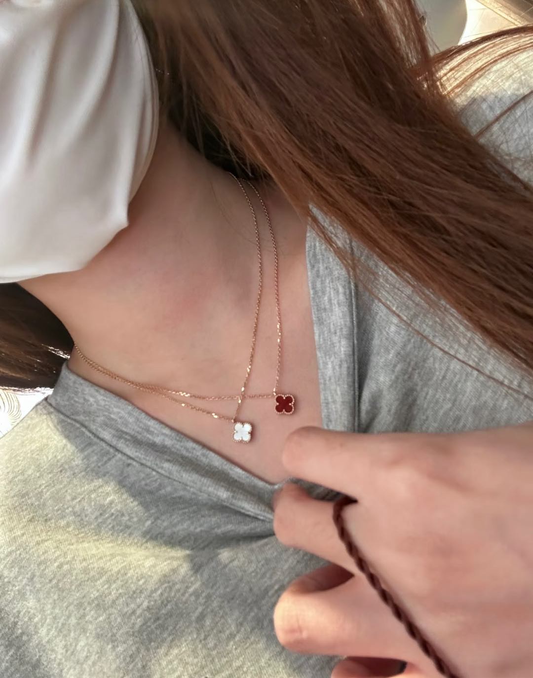 Van Cleef & Arpels Vca迷你单花手链项链
