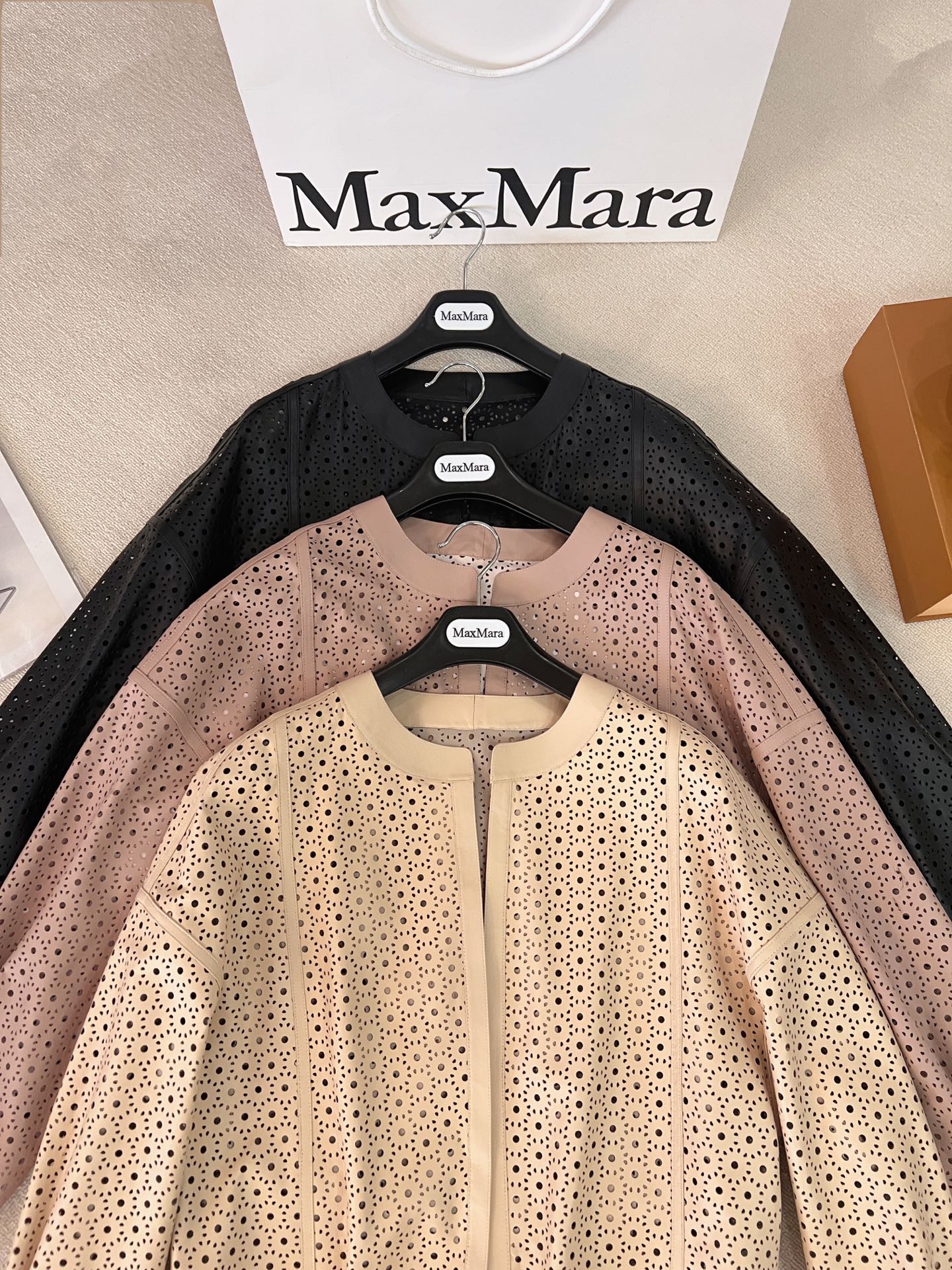 Dior Eyelet Perforated Cropped Jacket