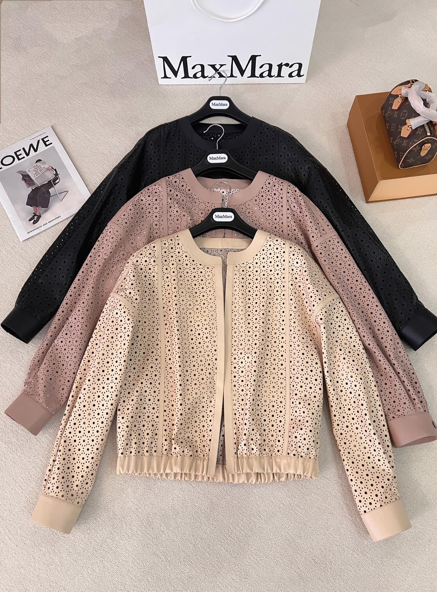 Dior Eyelet Perforated Cropped Jacket