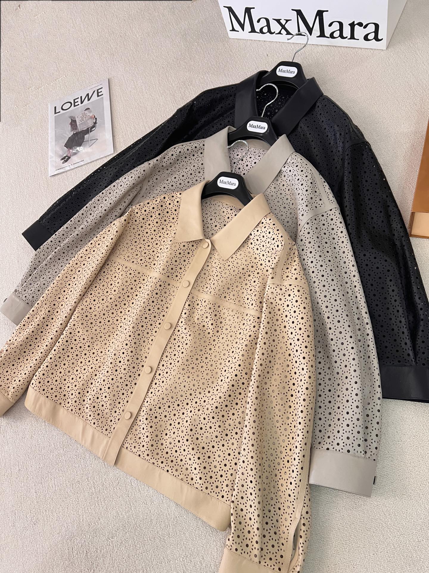 Dior Eyelet Perforated Collared Cropped Jacket